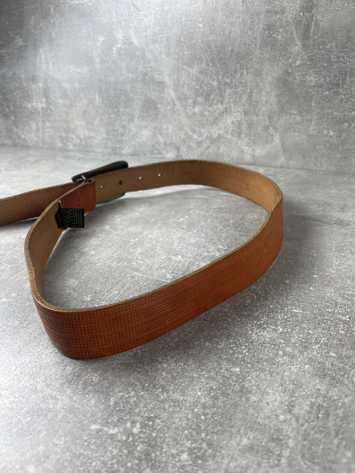 Just Cavalli Just Cavalli Y2K Vintage Leather Belt Brown Textured Size ONE SIZE - 5 Thumbnail