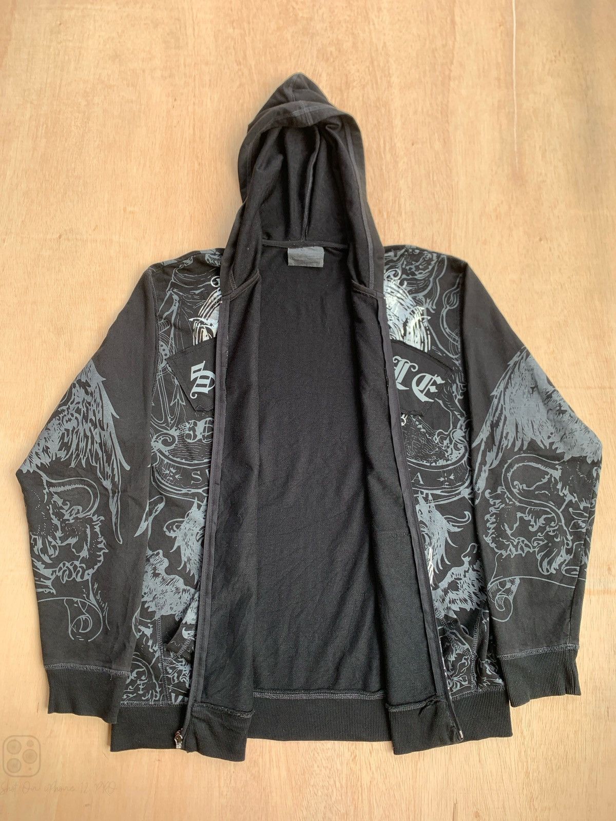 Hysteric Glamour Y2k Souchpole Poem Ifsixwasnine Punk Style Hoodie Size US XL / EU 56 / 4 - 3 Thumbnail