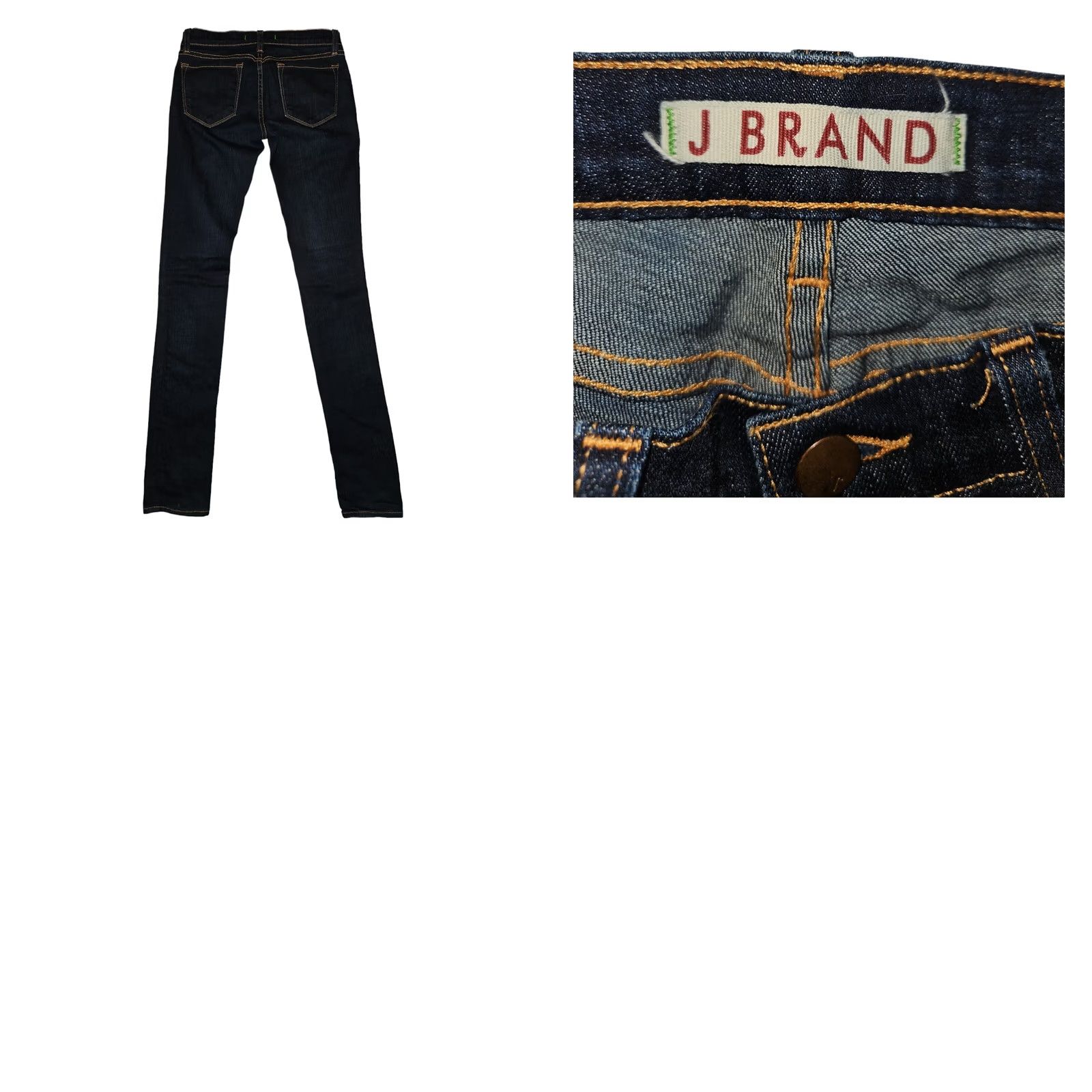 J Brand J Brand Jeans Pencil Leg Women's Juniors 26 Low Rise Blue Denim Stretch 5-Pocket Skinny N/A Size 26" / US 2 / IT 38 - 8 Thumbnail