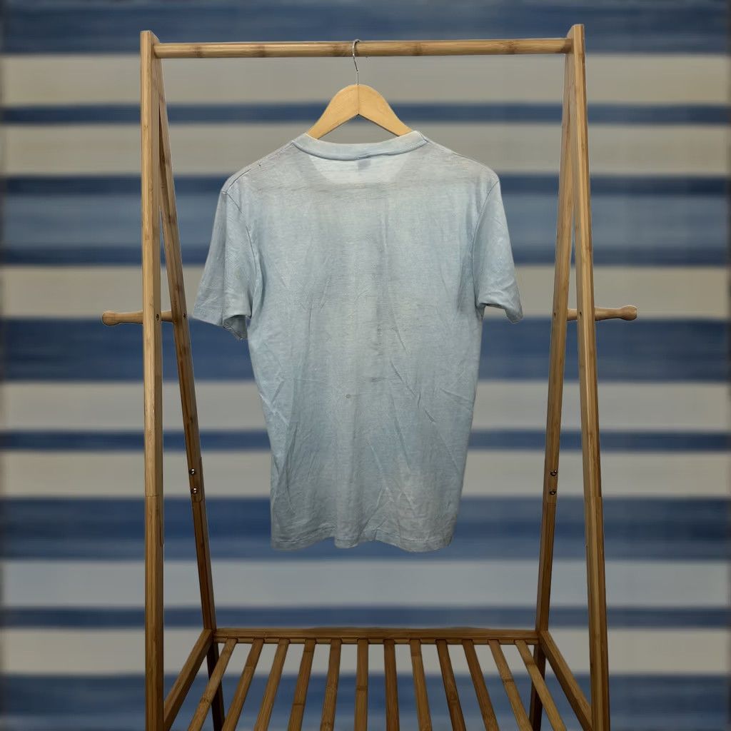 Vintage VTG 80s UNC Carolina Tar Heels Paper Thin Faded Burnout Worn T-Shirt L Men Blue Sh Size US L / EU 52-54 / 3 - 1 Thumbnail
