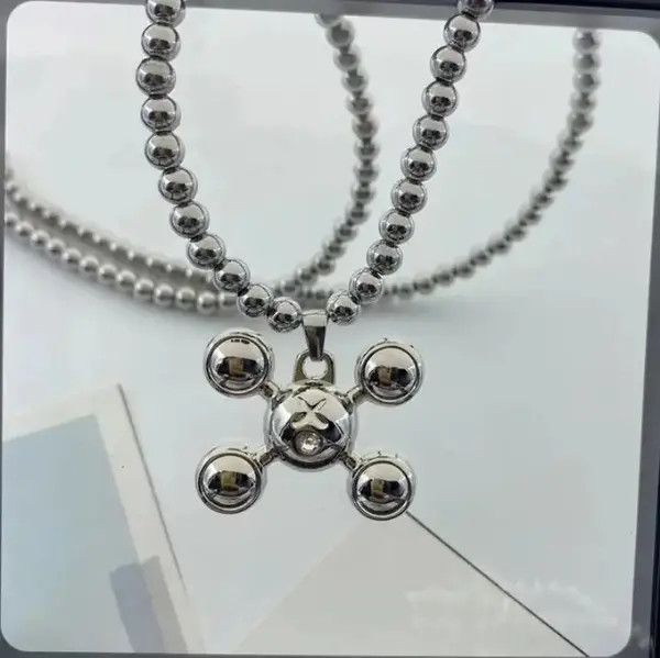 VIBE Bead Chain Quadangle Ball Necklace Size ONE SIZE - 6 Thumbnail