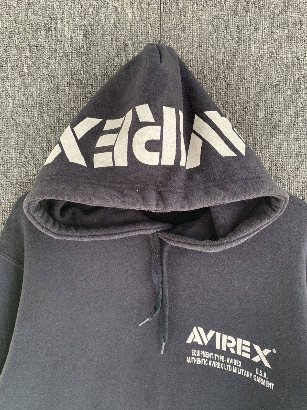 Avirex Avirex Sick Distressed Vtg Millitary Hoodie Jacket Size US XL / EU 56 / 4 - 4 Thumbnail