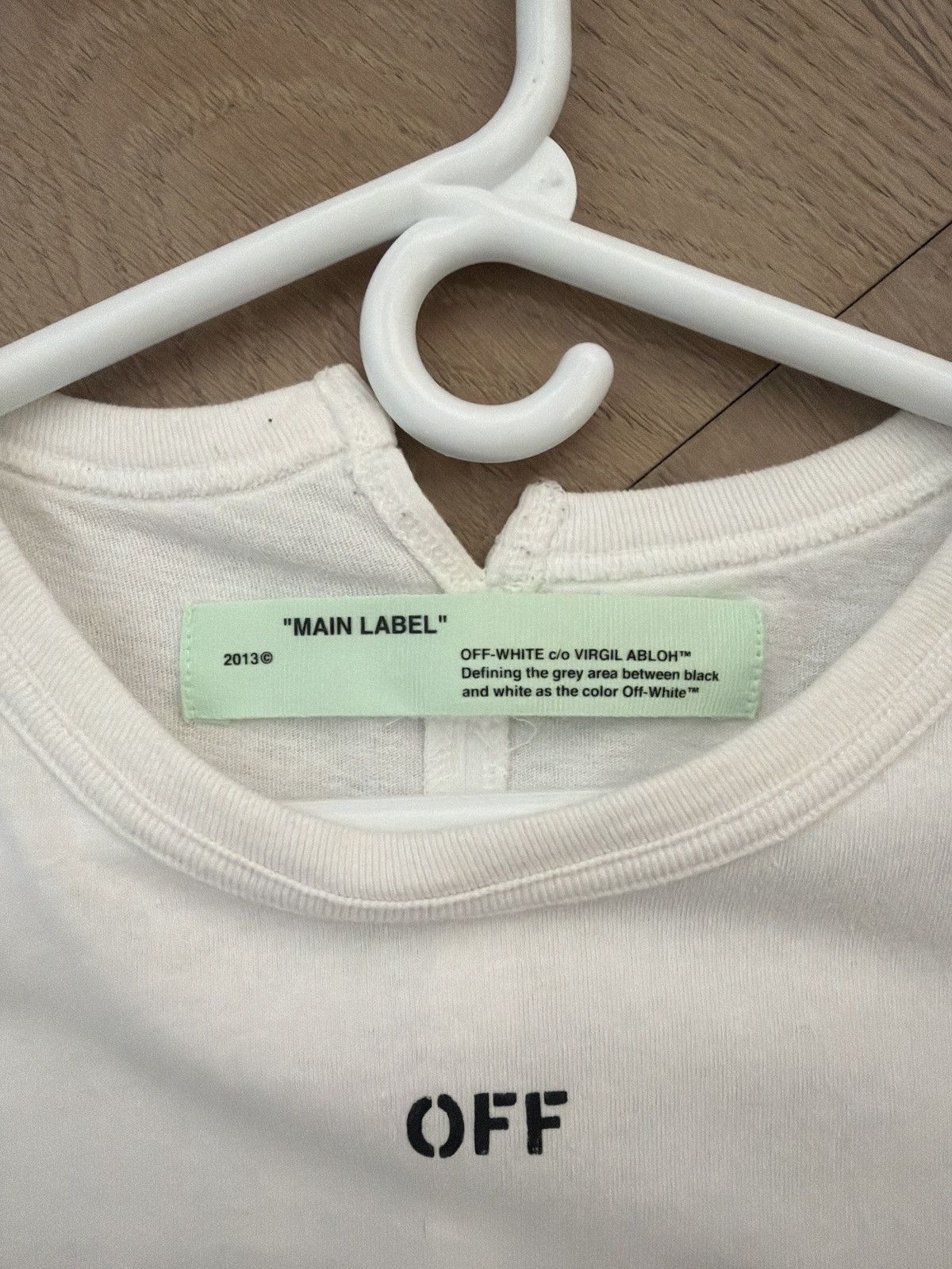 Off-White Offwhite white teenager tshirt size medium Size US M / EU 48-50 / 2 - 1 Thumbnail