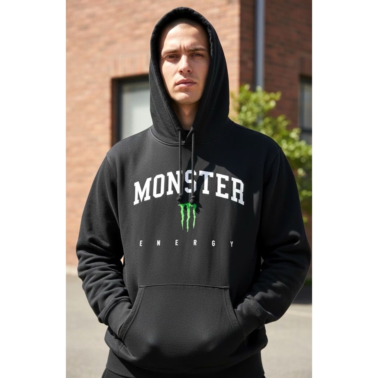Vintage VINTAGE Monster Energy Unleash The Beast Graphic Hoodie Mens XL Pullover Sweatshirt Size US XL / EU 56 / 4 - 2 Thumbnail