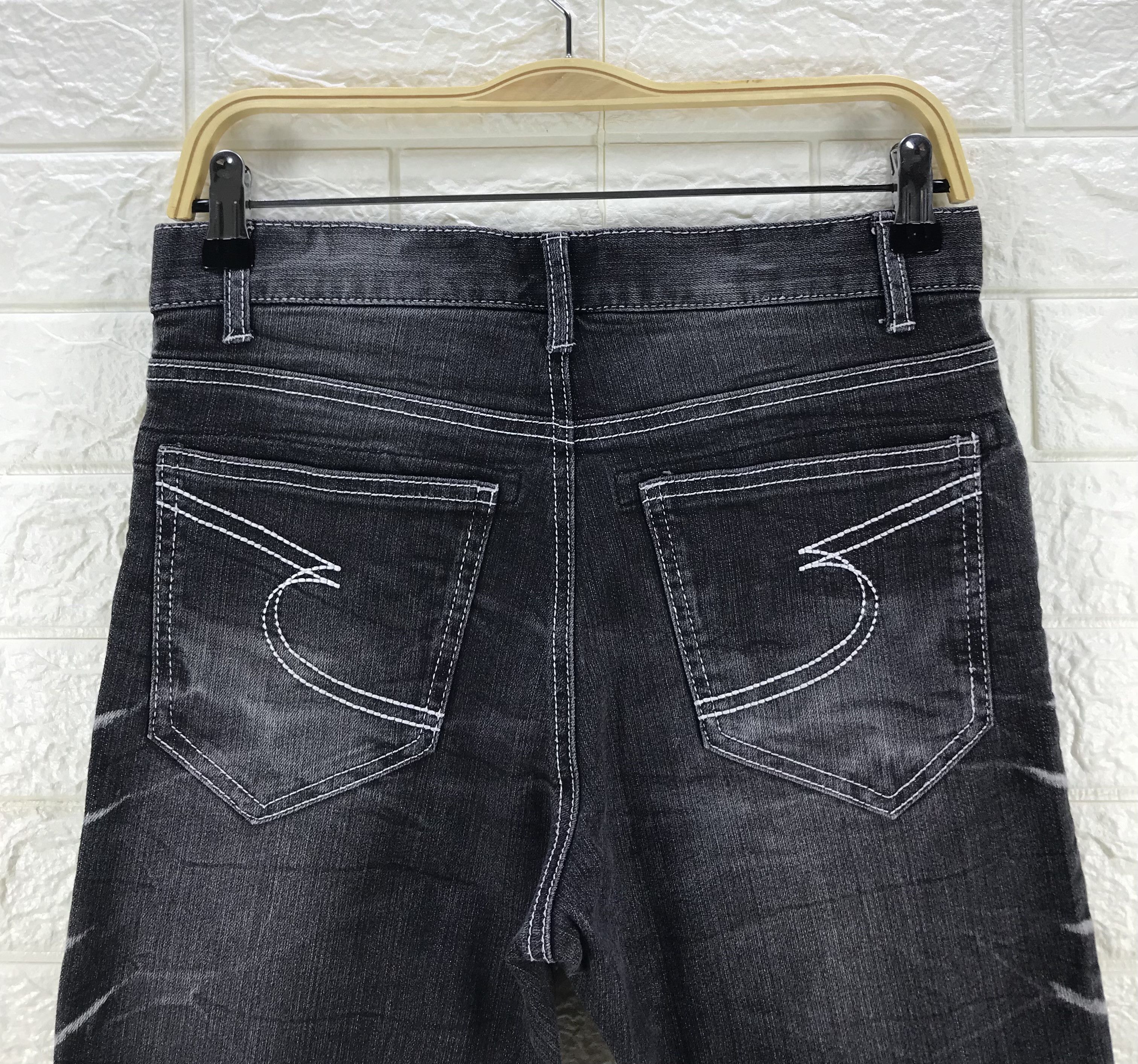semanticdesign Semantic Design J Leg Bleach Black Jeans Size US 30 / EU 46 - 6 Thumbnail