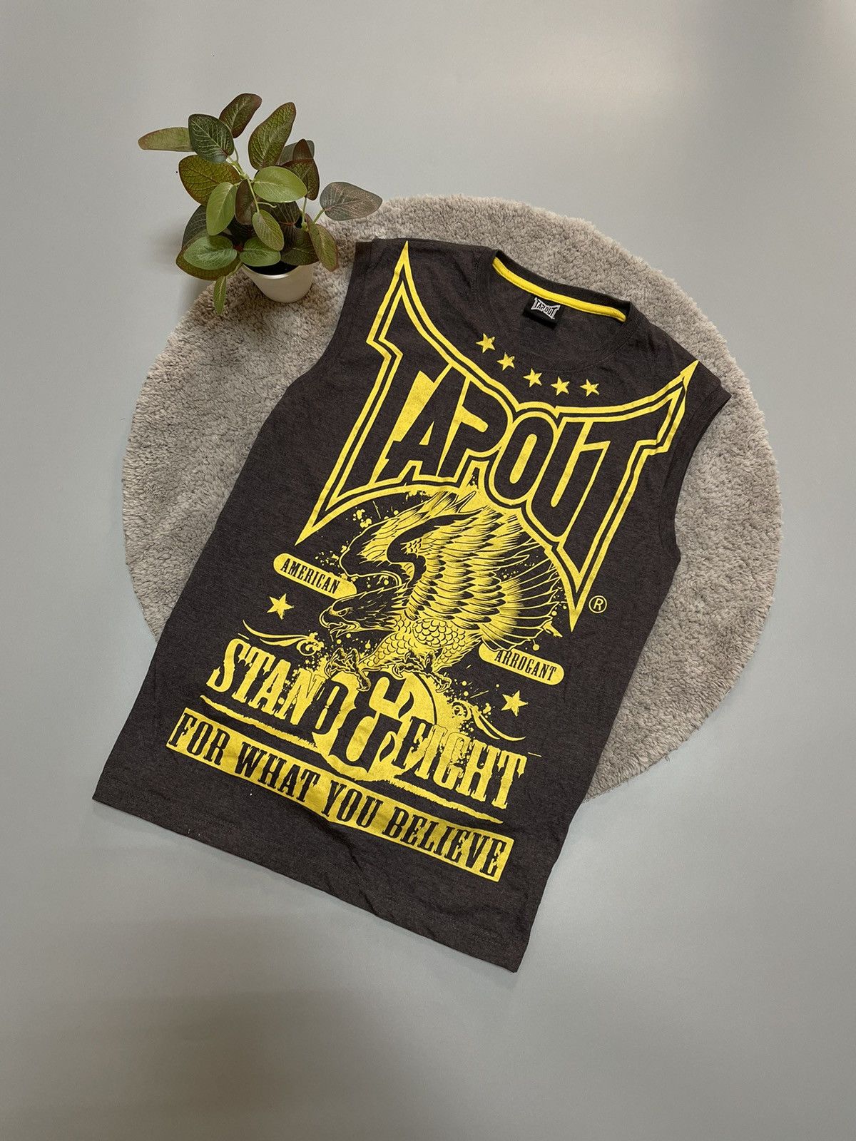 Affliction × Tapout × Vintage Tapout Affliction Sleeveless Vintage Tank Top Size US XL / EU 56 / 4 - 1 Thumbnail