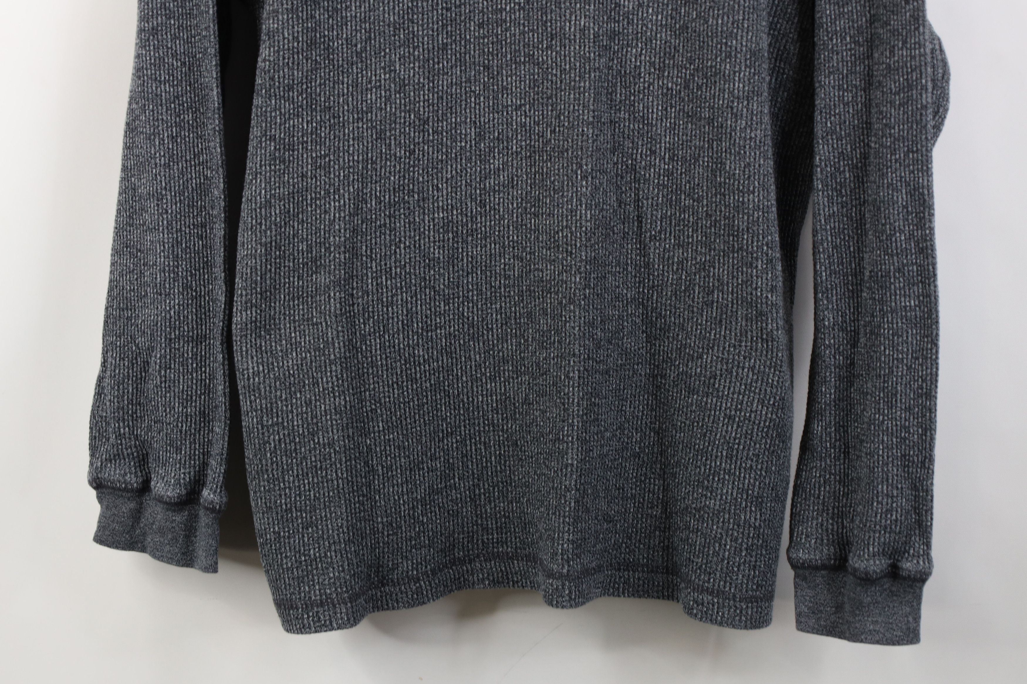 Vintage Vintage 90s Y2K Streetwear Knit Long Sleeve Henley T-Shirt Size US L / EU 52-54 / 3 - 3 Thumbnail