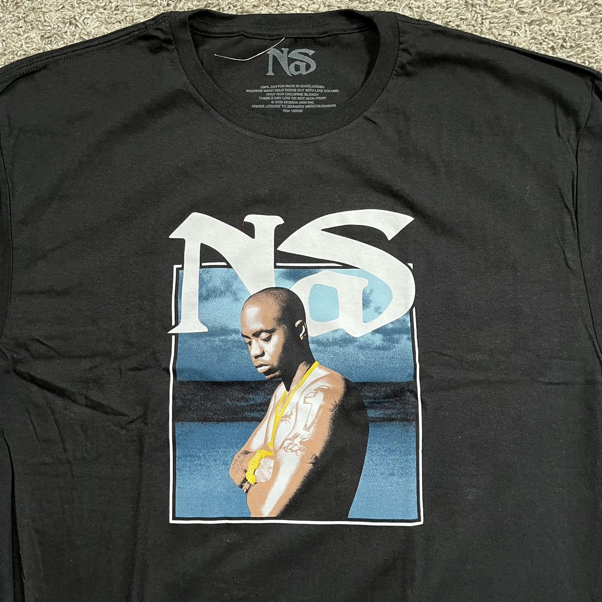 Nas × Wu-Tang Clan 🔴Nas Shirt Size XL God’s Son Black Tshirt Hip-Hop Size US XL / EU 56 / 4 - 2 Thumbnail