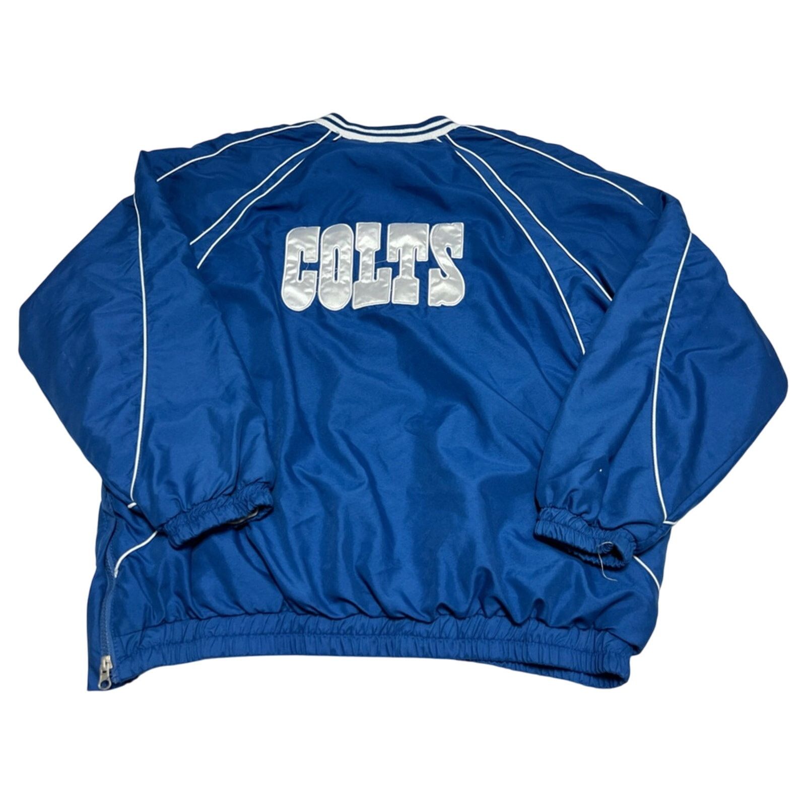 NFL Indianapolis Colts Team Pullover Jacket Windbreaker XL CLEAN Size US XL / EU 56 / 4 - 2 Thumbnail