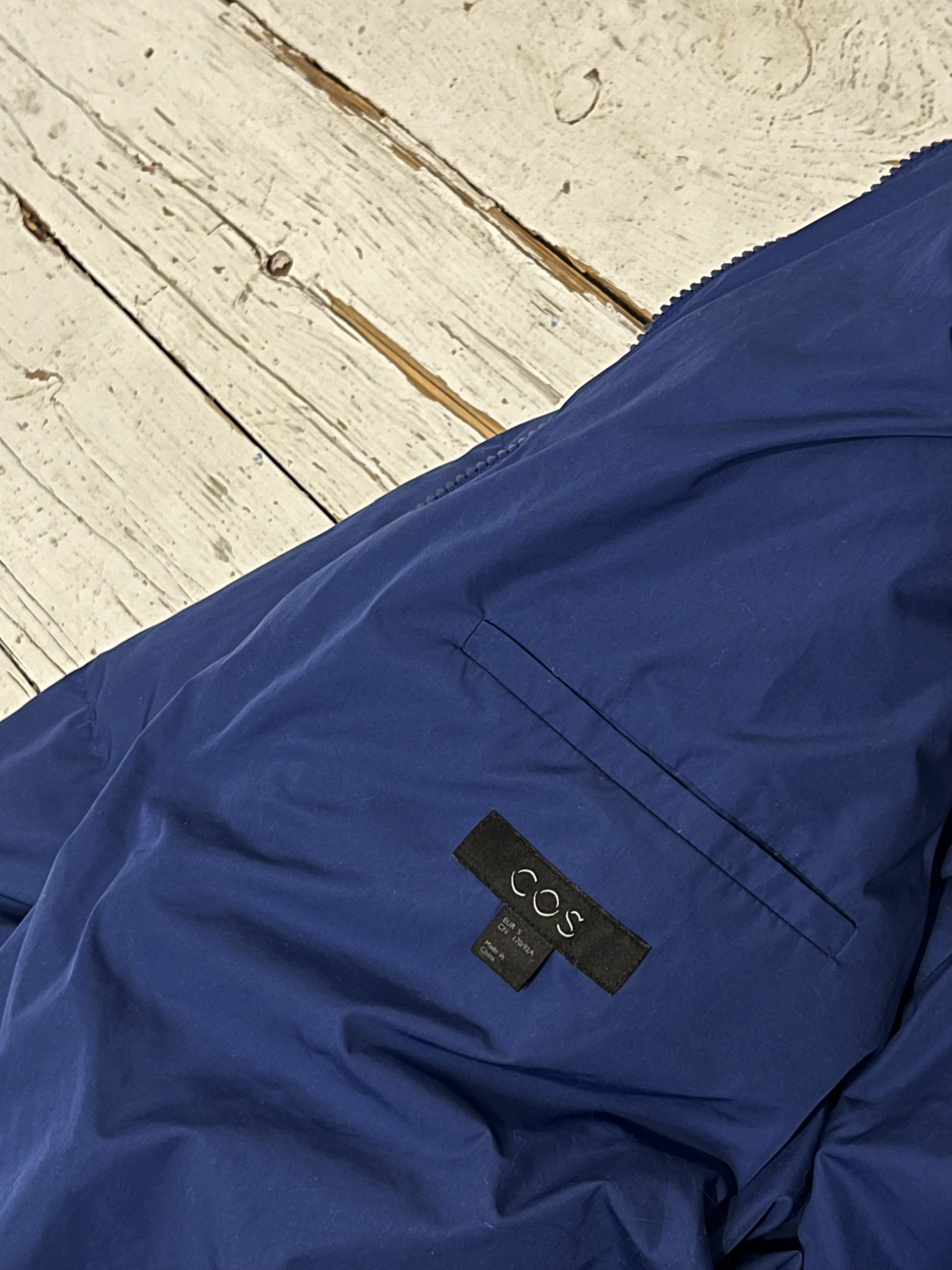 Cos × Japanese Brand Viral COS Puffer Down Blue Jacket Size S / US 4 / IT 40 - 6 Thumbnail