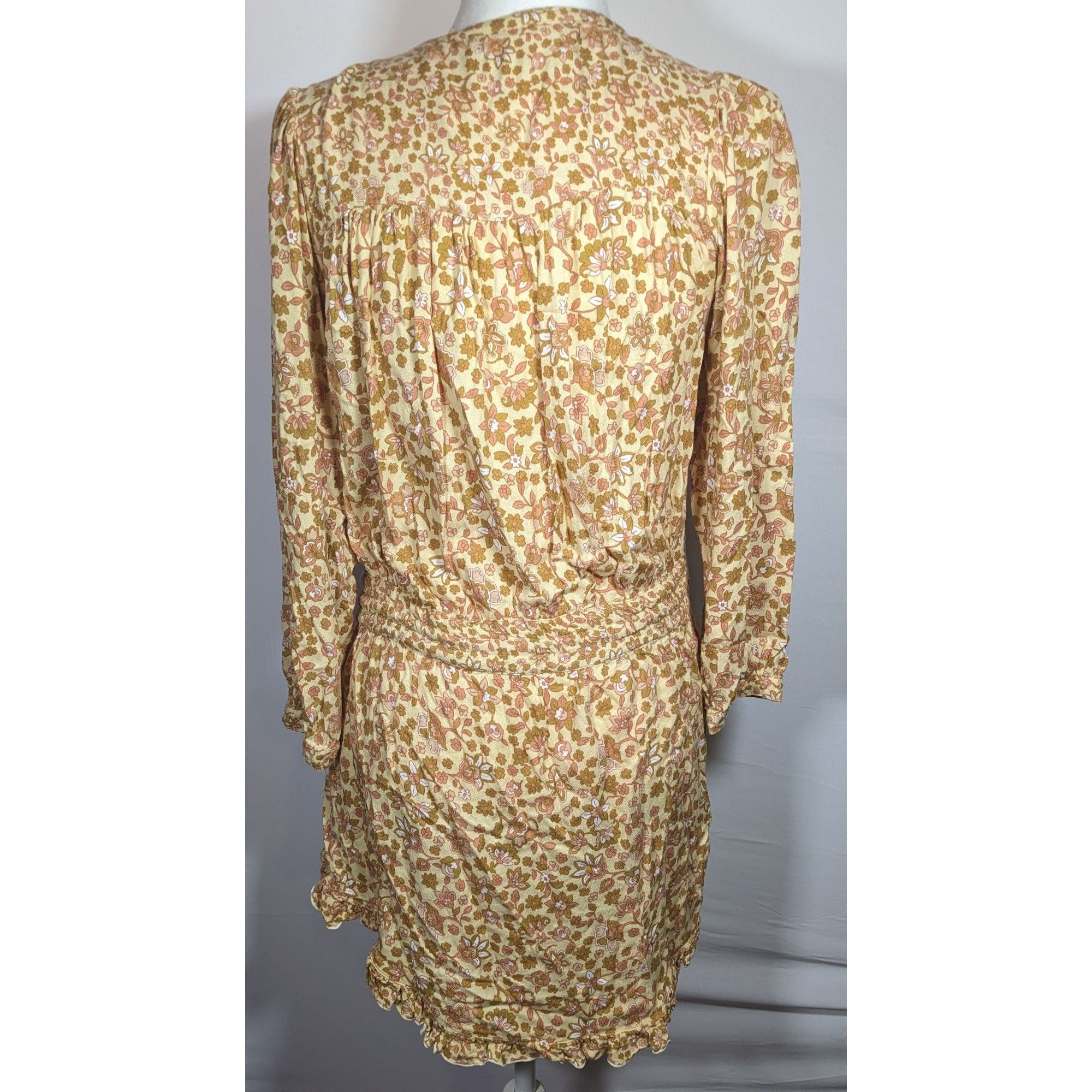 Other Barefoot Blonde Joni Play Dress Neutral Floral With Drawstri Size S / US 4 / IT 40 - 9 Thumbnail