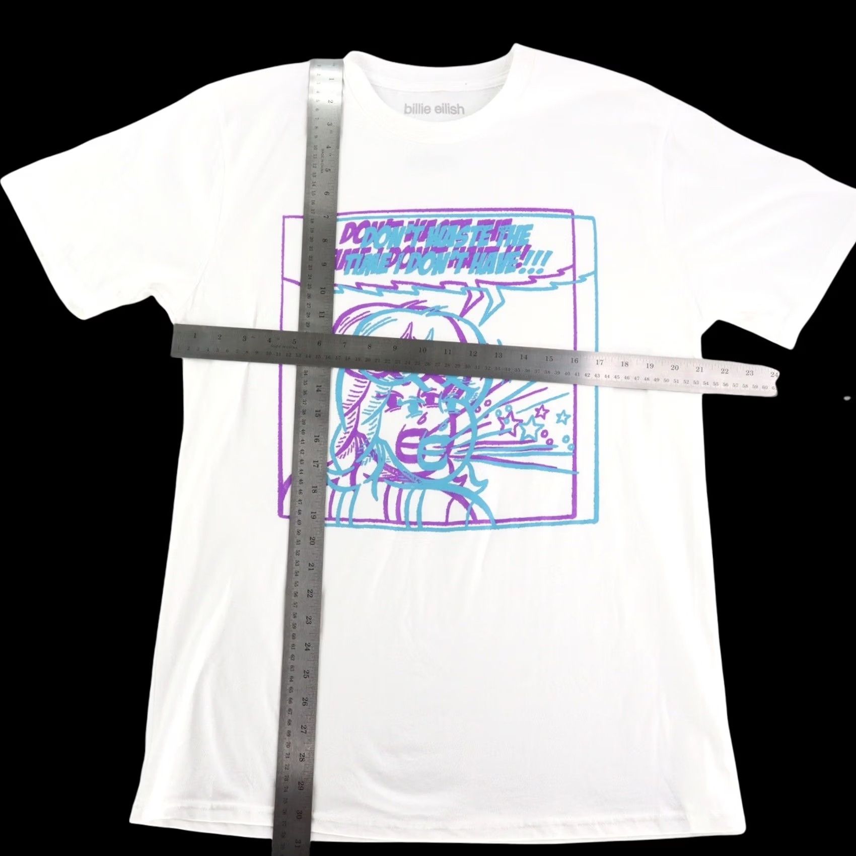 Vintage BILLIE EILISH Happier Than Ever DVD Promo Tshirt RARE Size Large Size US L / EU 52-54 / 3 - 3 Thumbnail