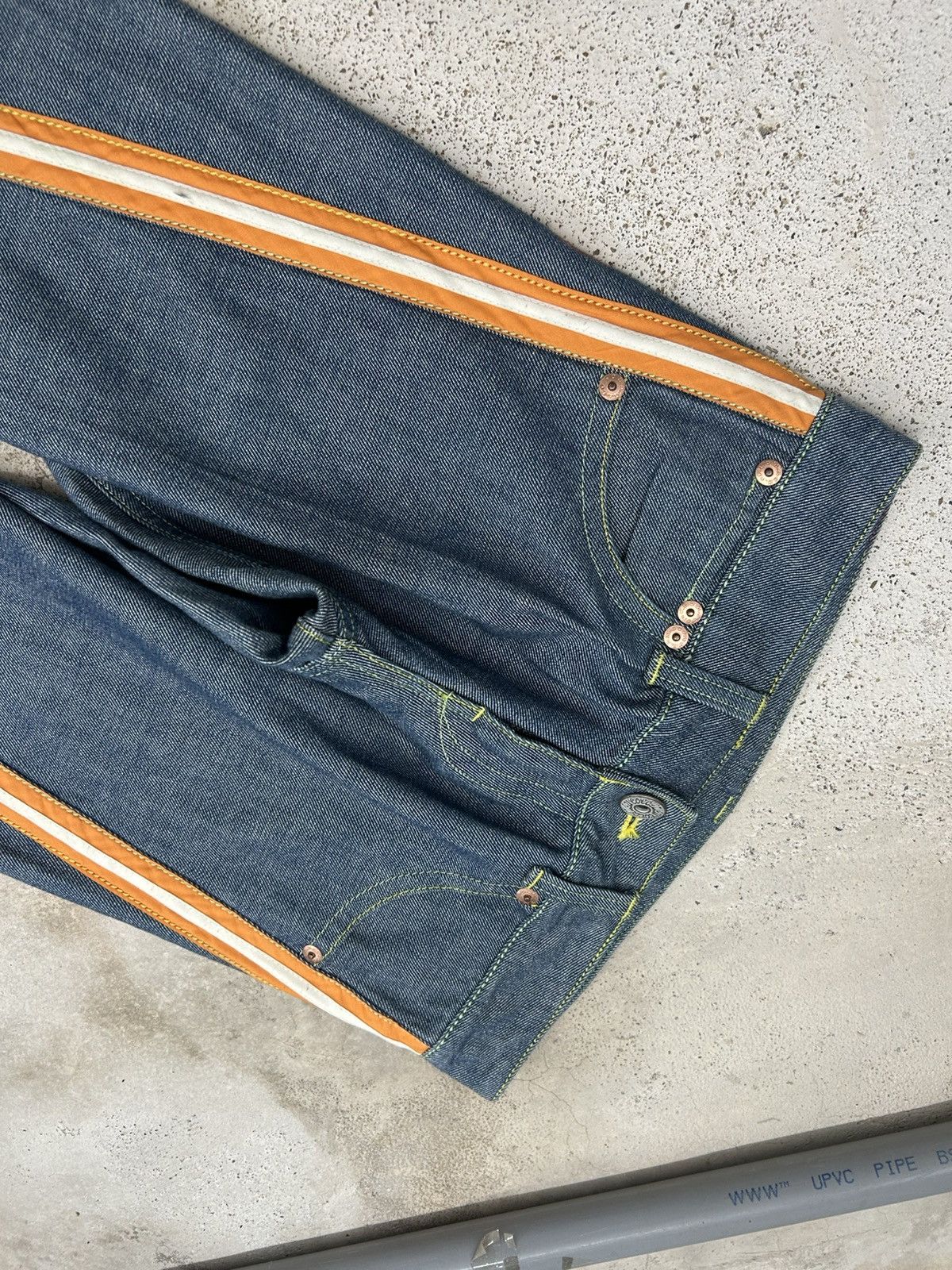 Japanese Brand Exiv Co Japan Twisted Legs Jeans Size US 30 / EU 46 - 8 Thumbnail