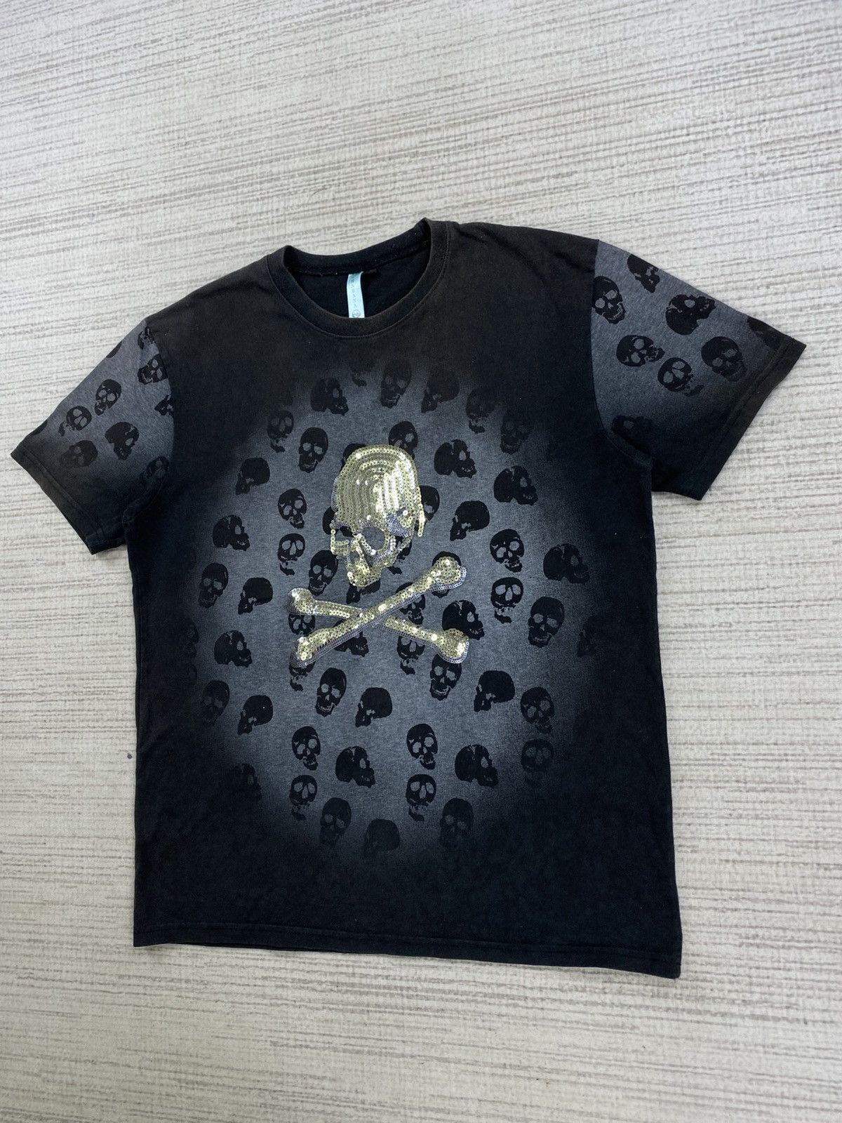 If Six Was Nine × Japanese Brand Vintage Habana Skull Big Printed Shortsleeve Shirt Size US M / EU 48-50 / 2 - 4 Thumbnail