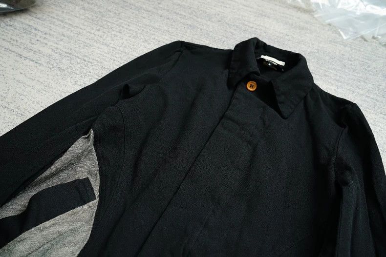 Comme des Garcons Comme des Garcons Polyester spliced long coat Size US S / EU 44-46 / 1 - 3 Thumbnail
