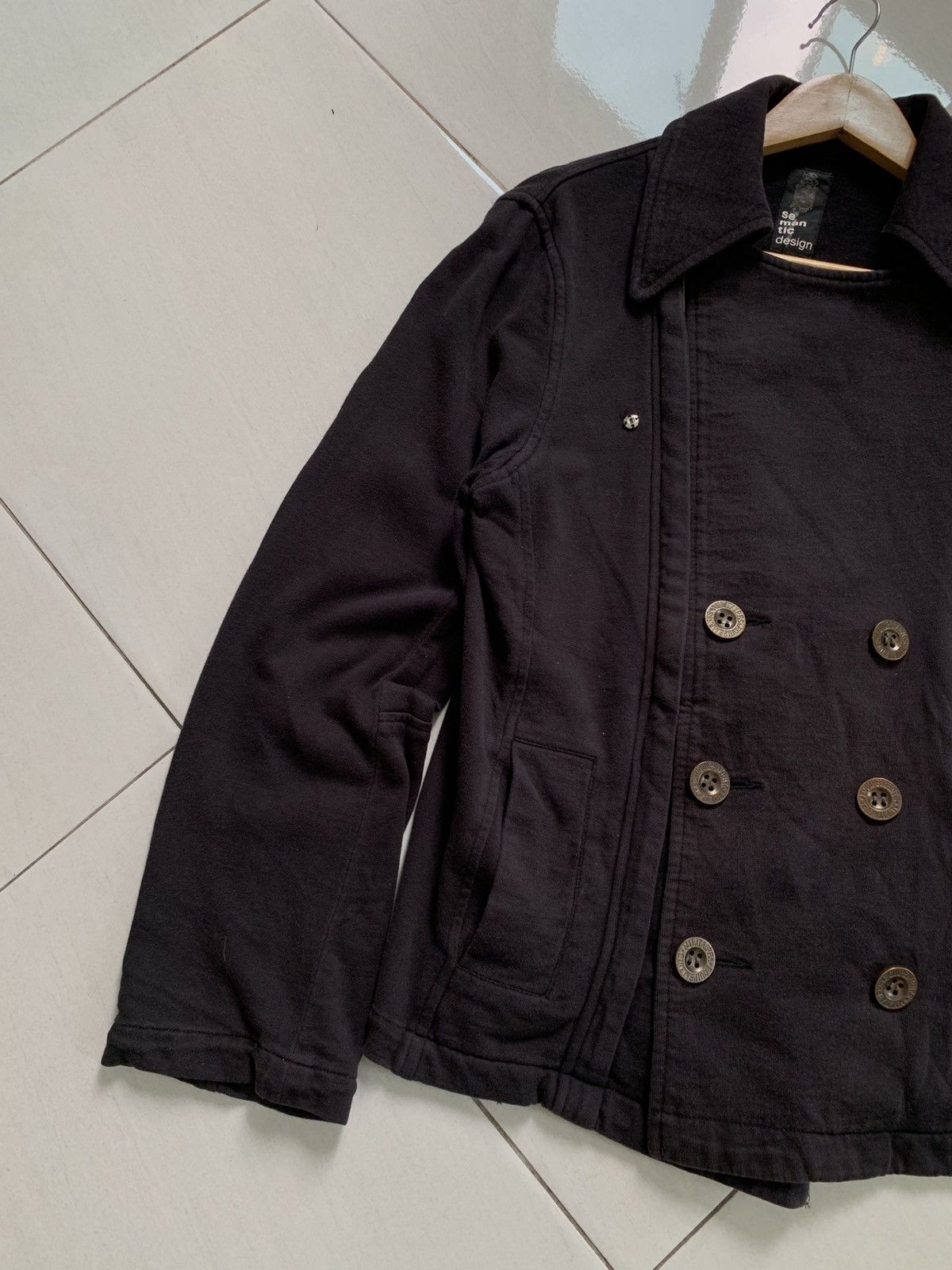 semanticdesign SEMANTIC DESIGN DOUBLE BREASTED COTTON JACKET Size US M / EU 48-50 / 2 - 3 Thumbnail