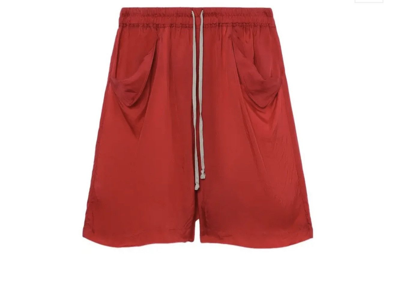 Rick Owens Rick Owens Red Lido Pocket Detailed Shorts Size US 30 / EU 46 - 3 Thumbnail