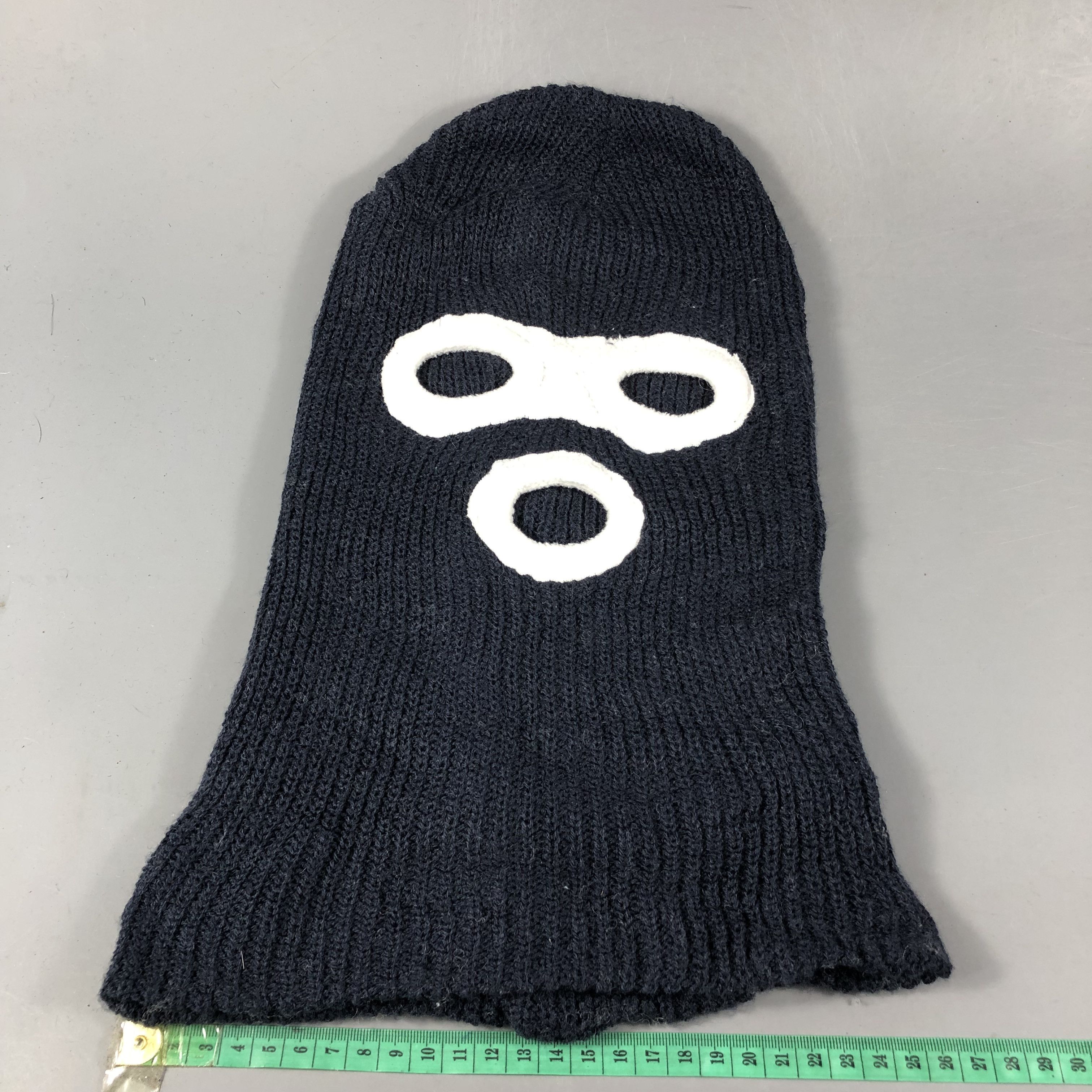 Vintage Balaclava Ski Mask Robbers Beanie Snowcap Snow Hat B922 Size ONE SIZE - 3 Thumbnail
