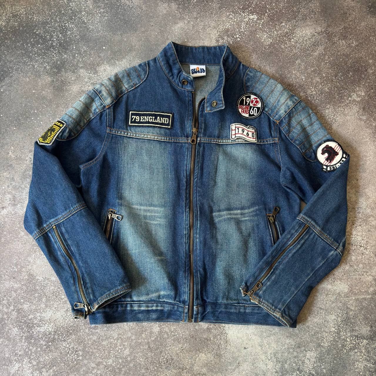 Hysteric Glamour × Japanese Brand × Vintage Japanese Vintage Zip Details Washed Denim Jacket Size M / US 6-8 / IT 42-44 - 3 Thumbnail