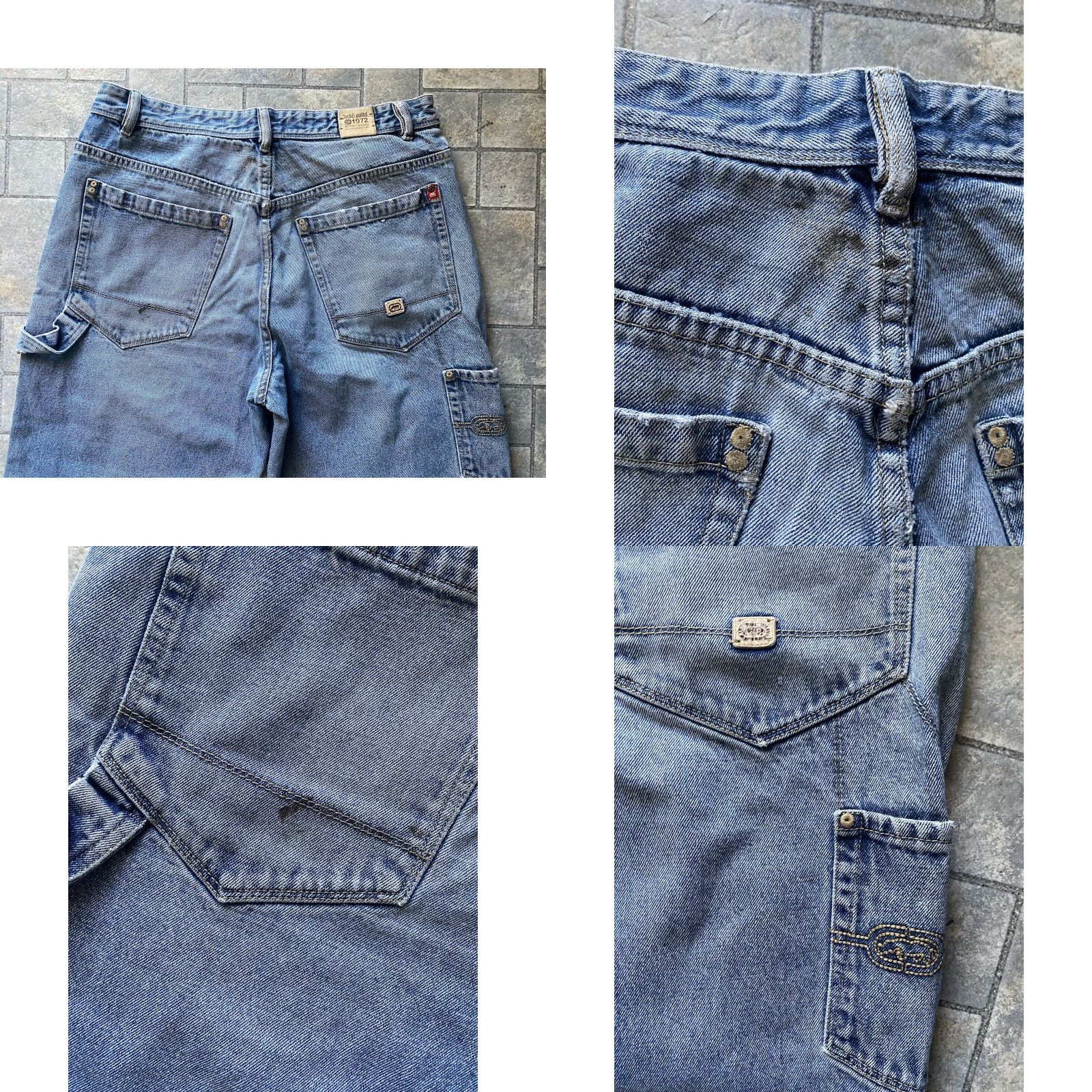 Ecko Unltd. VINTAGE Ecko Unltd Jeans Mens Foundry Fit Carpenter Jean Blue 34 Regular Pants | Jeans Mens 34 Blue Foundry Fit Carpenter Jeans Size US 34 / EU 50 - 11 Thumbnail