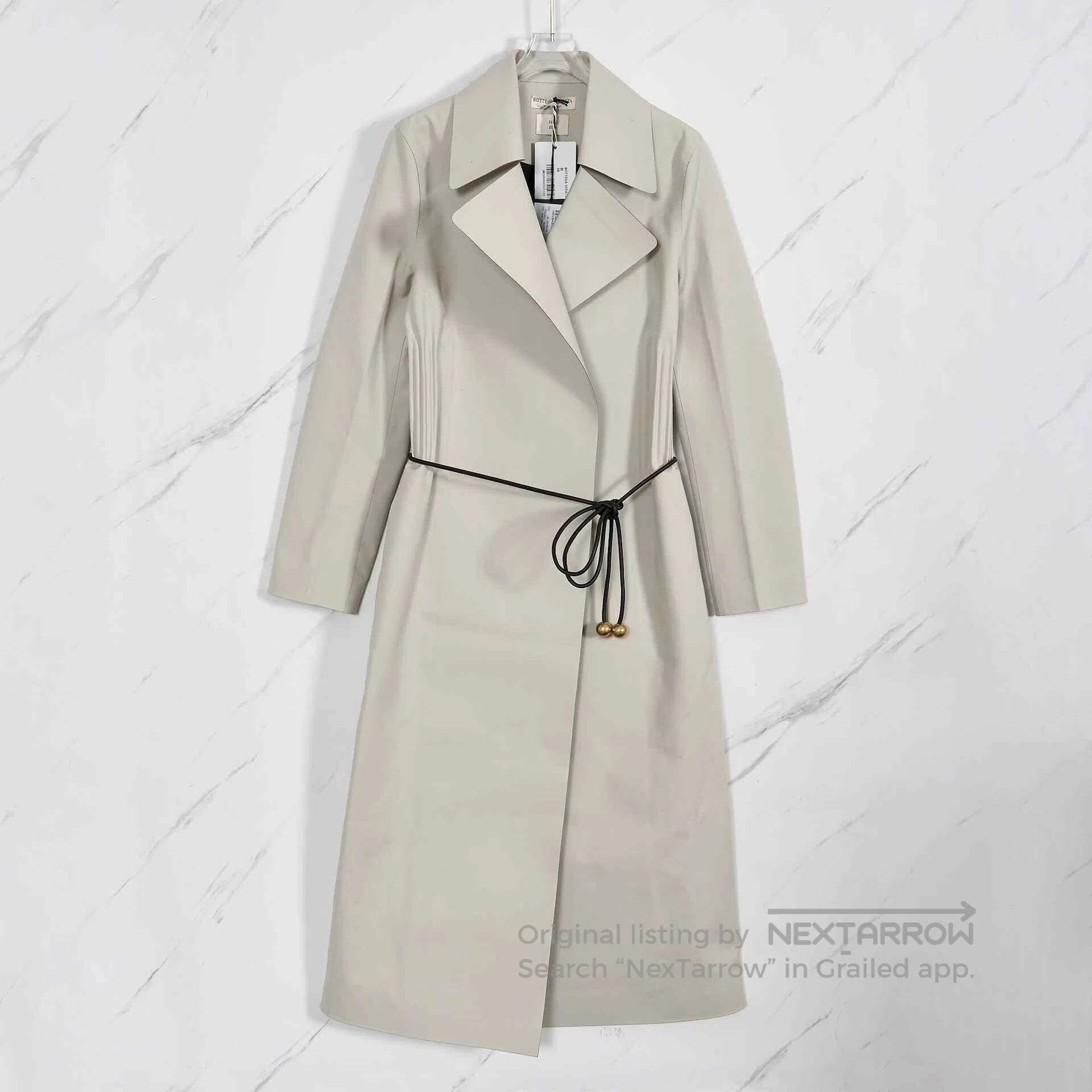 Bottega Veneta Bottega Veneta Women's Waist-Cinched Lapel Coat. Size S / US 4 / IT 40 - 1 Thumbnail