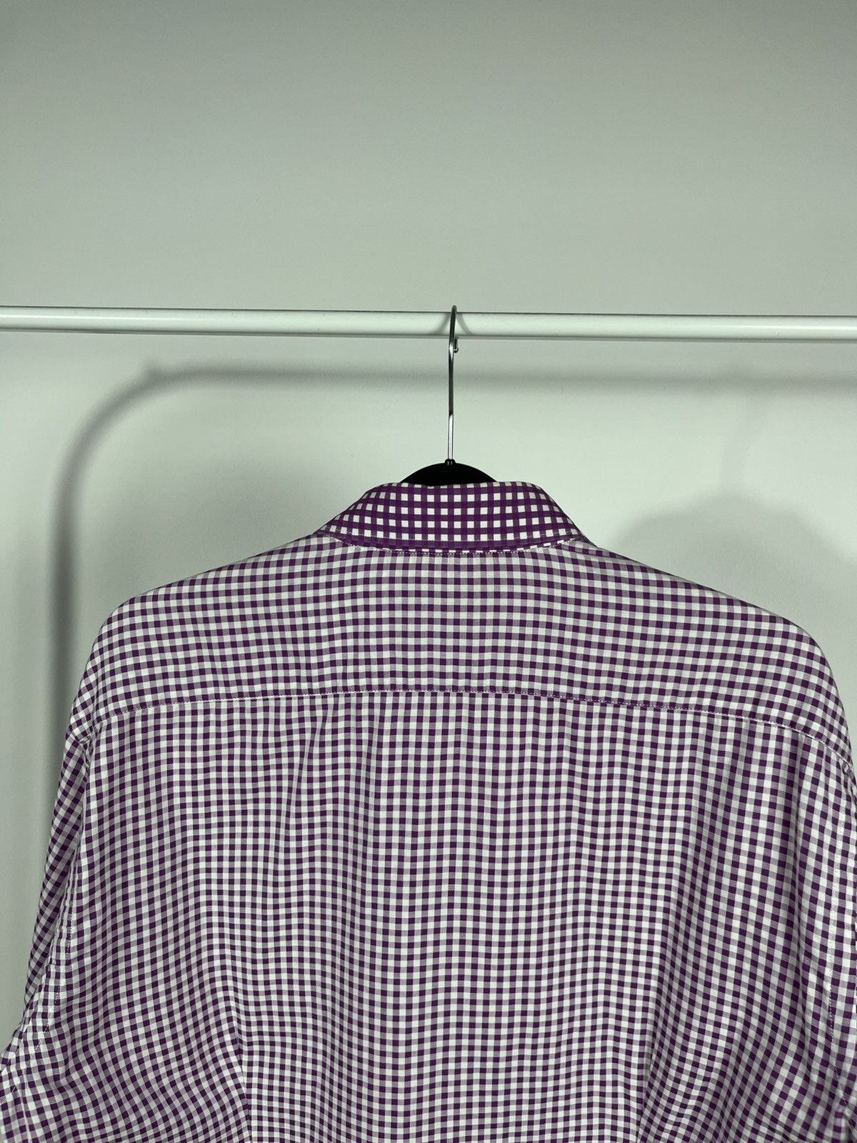 Etro Etro Milano Shirt Men’s Size 40 – Purple Gingham Slim Fit Size US L / EU 52-54 / 3 - 10 Thumbnail