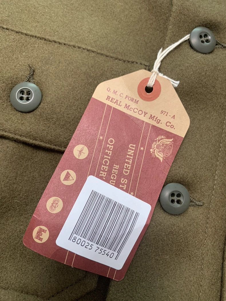 The Real McCoy's The Real Mccoy's The dark green woolen shirt OG108 can be w Size US L / EU 52-54 / 3 - 5 Thumbnail
