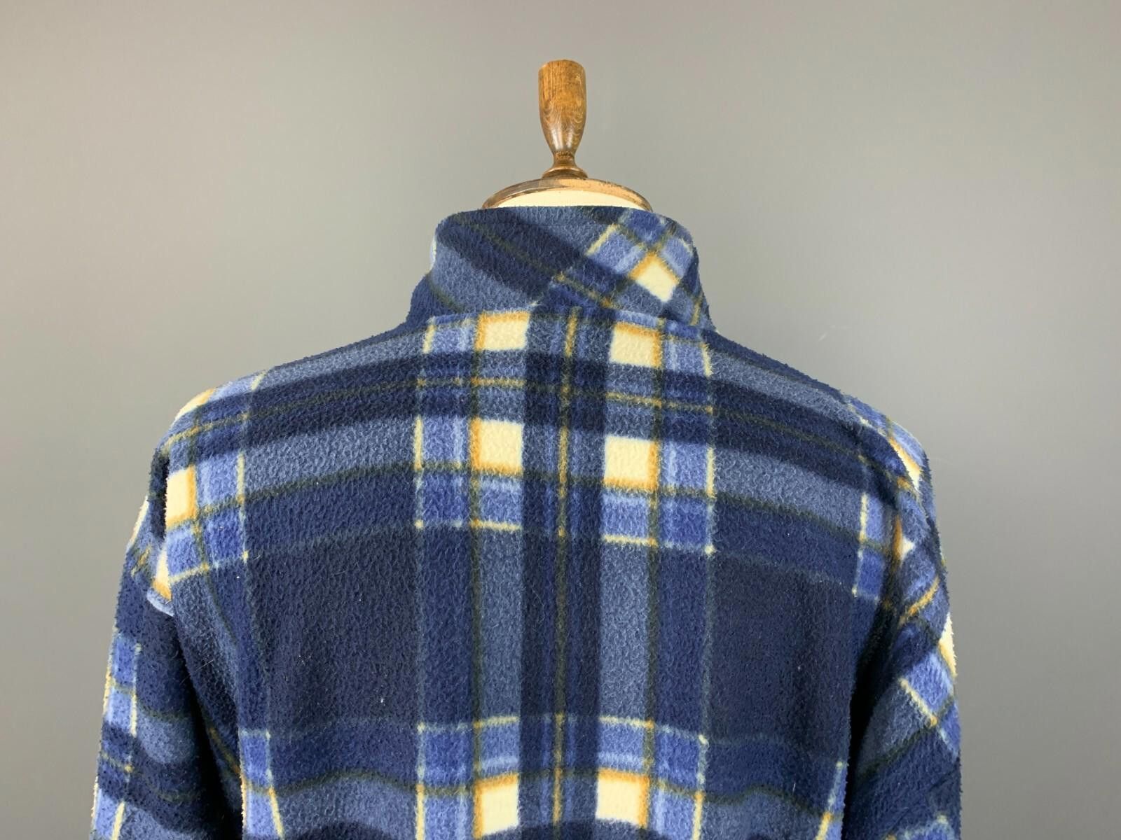 Paul & Shark Paul & Shark Yachting Vintage Blue Check 1/4 Jacket Size 2XL Size US XXL / EU 58 / 5 - 7 Thumbnail