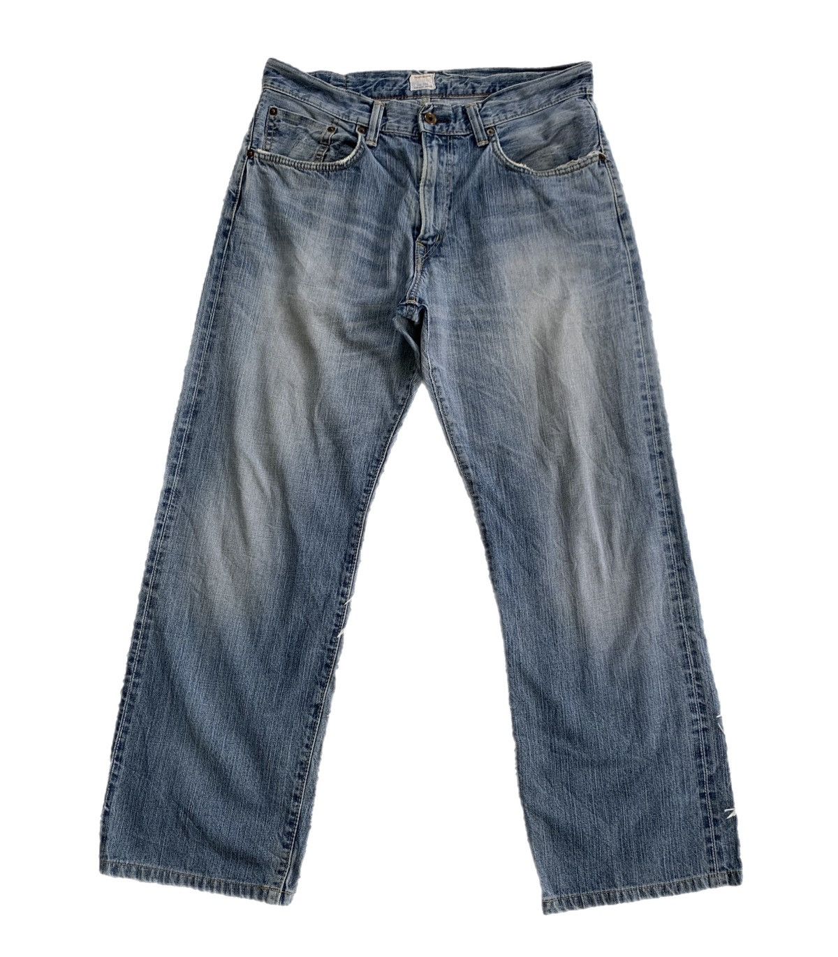 Edwin Vintage Edwin 505Z Selfedge Denim Pant Made in Japan Size US 35 - 1 Thumbnail