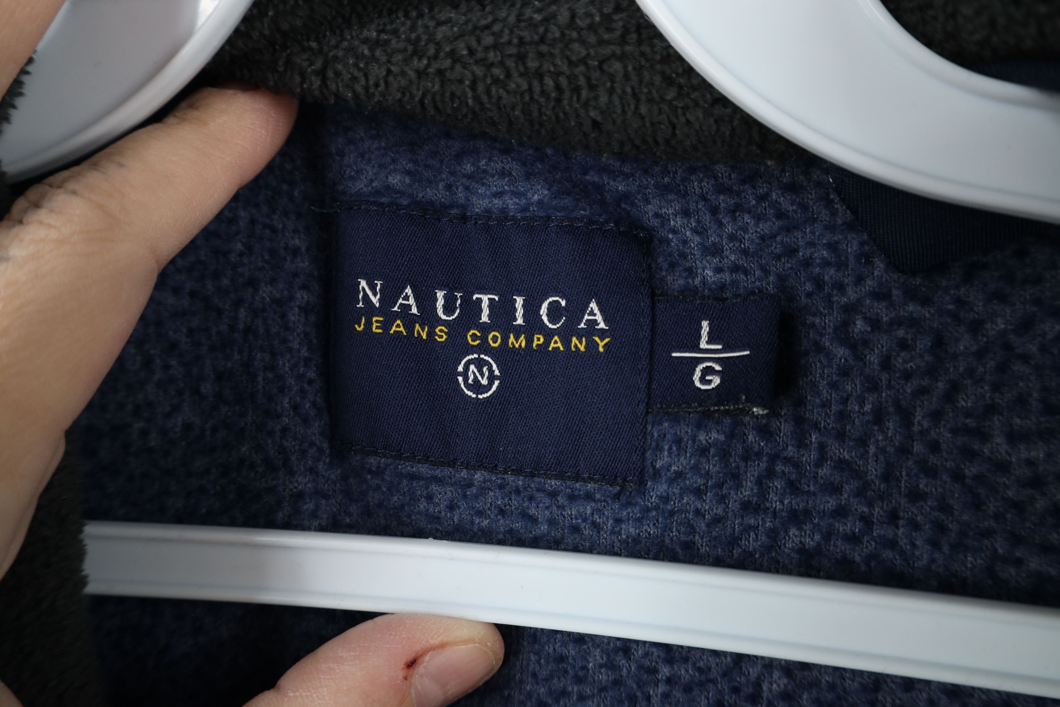 Nautica Vintage 90s Nautica Half Zip Fleece Pullover Sweater Size US L / EU 52-54 / 3 - 9 Thumbnail