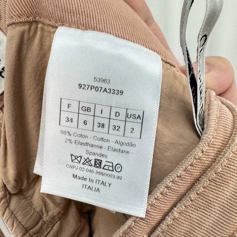 Dior Dior Nude pink pocket workwear casual trousers Size 42" / US 20 - 6 Thumbnail