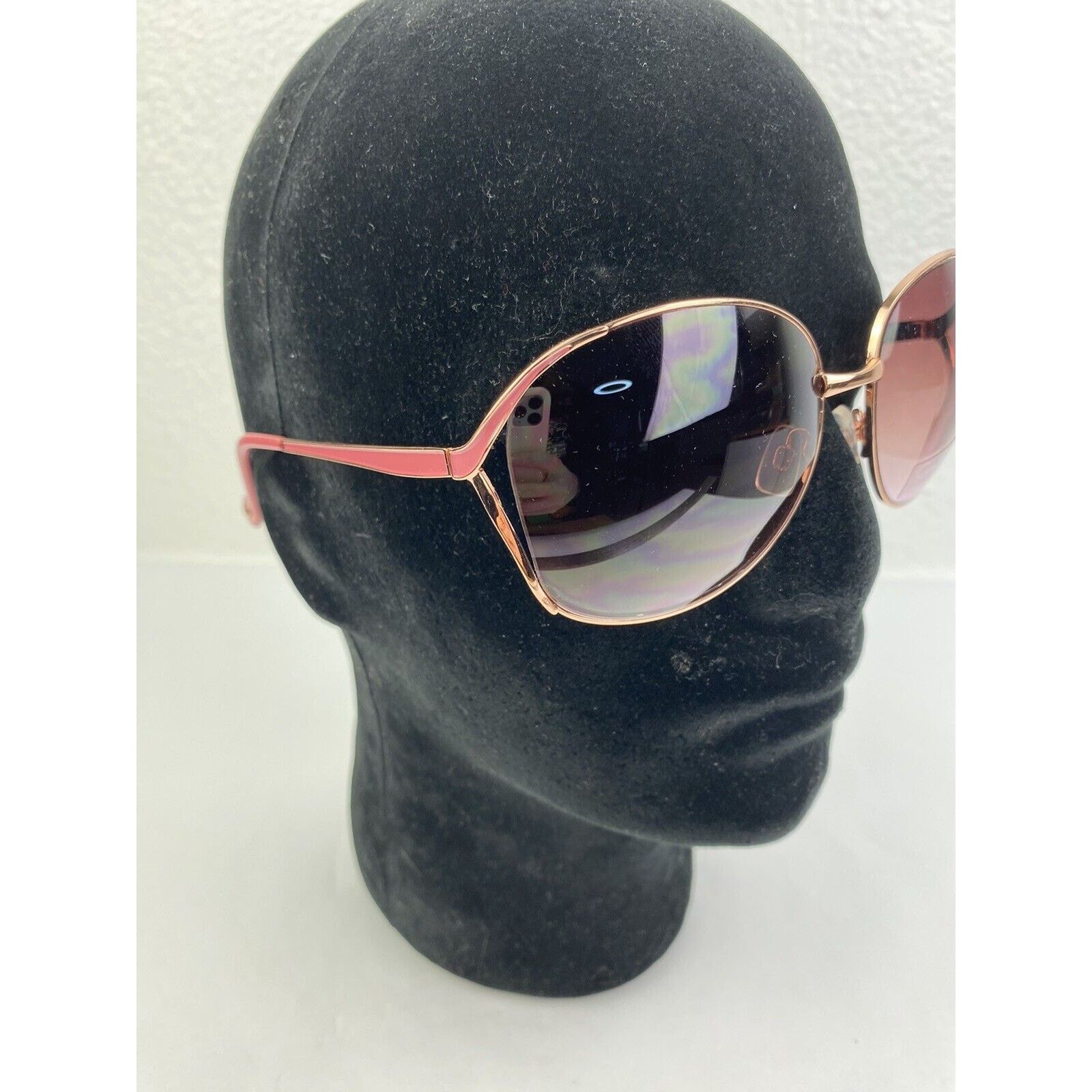 Jessica Simpson NWT HI Jessica Simpson Metal Rose Gold Pink Round Oversized Size ONE SIZE - 5 Thumbnail