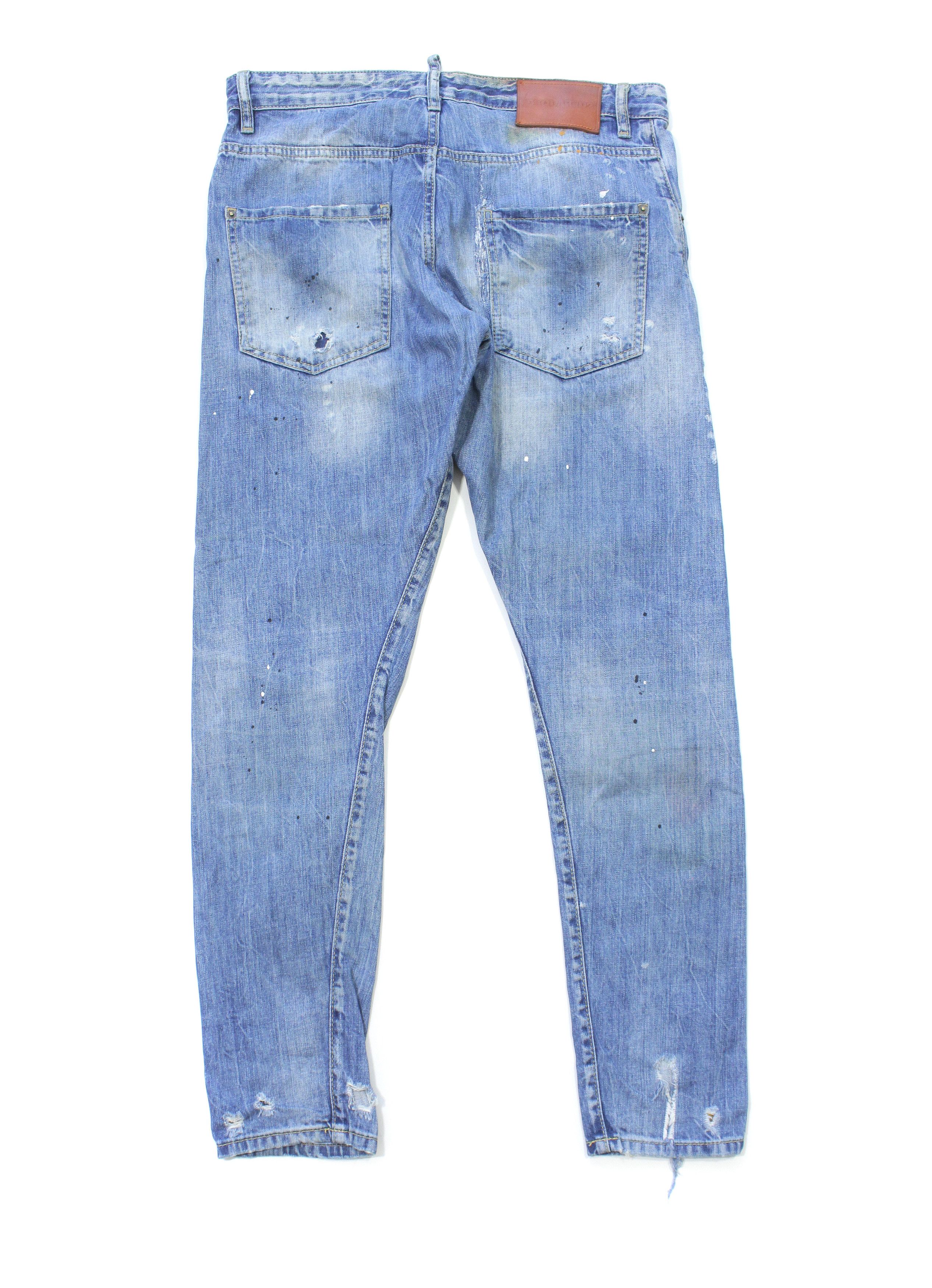 Dsquared2 Painter Classic Distressed Kenny Jeans Size US 32 / EU 48 - 2 Thumbnail