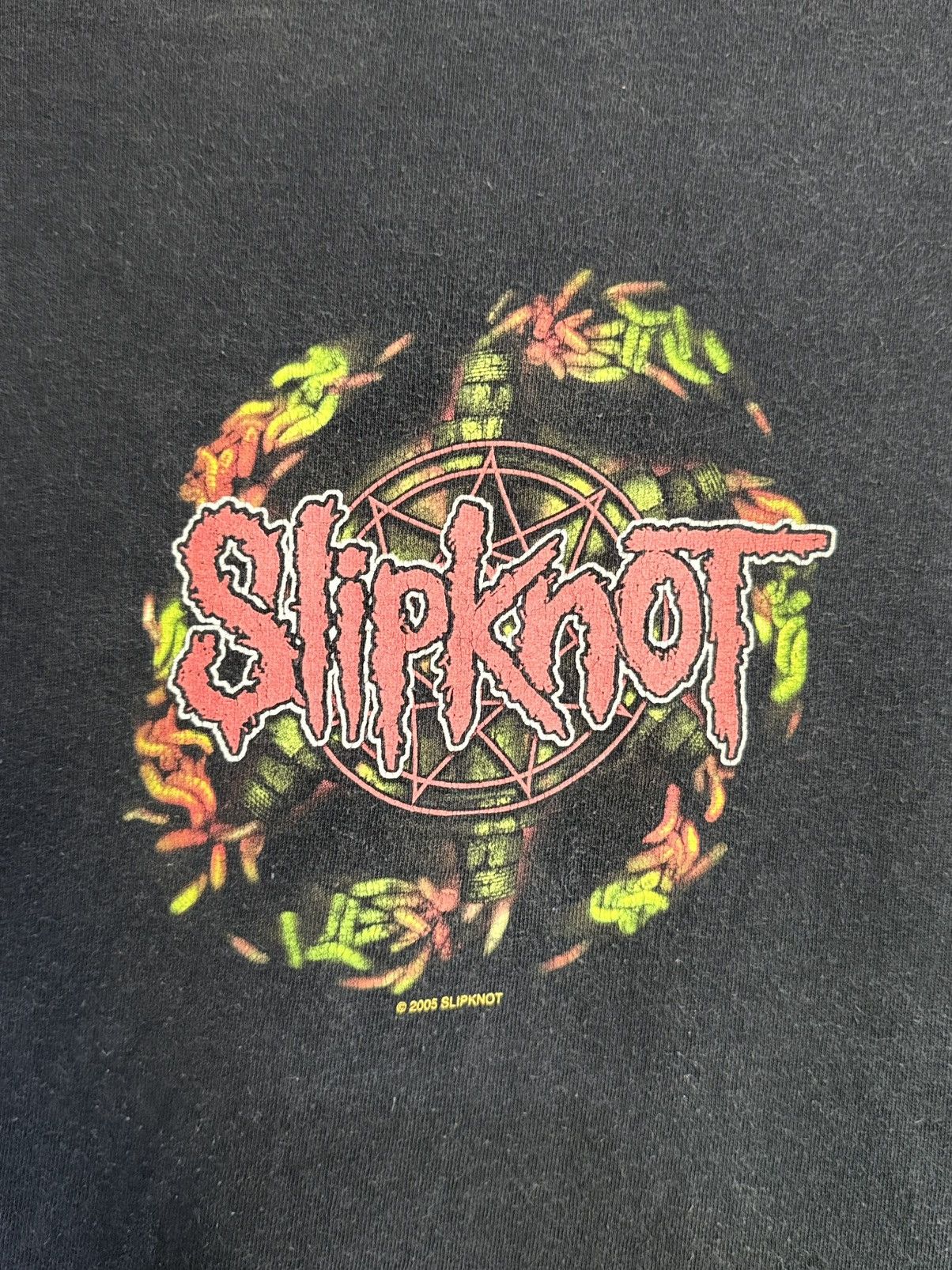 Band Tees Vintage Slipknot American Heavy Metal Band Promo Faded Tee Size US XL / EU 56 / 4 - 6 Thumbnail
