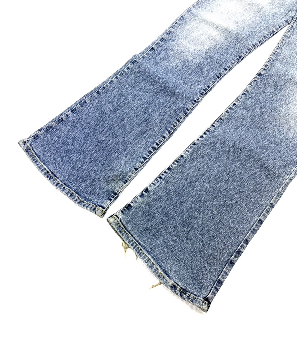 Miss Sixty Rare Miss Sixty Y2K Flared Jeans Blue Vintage 31 Faded Denim Size 31" - 8 Thumbnail