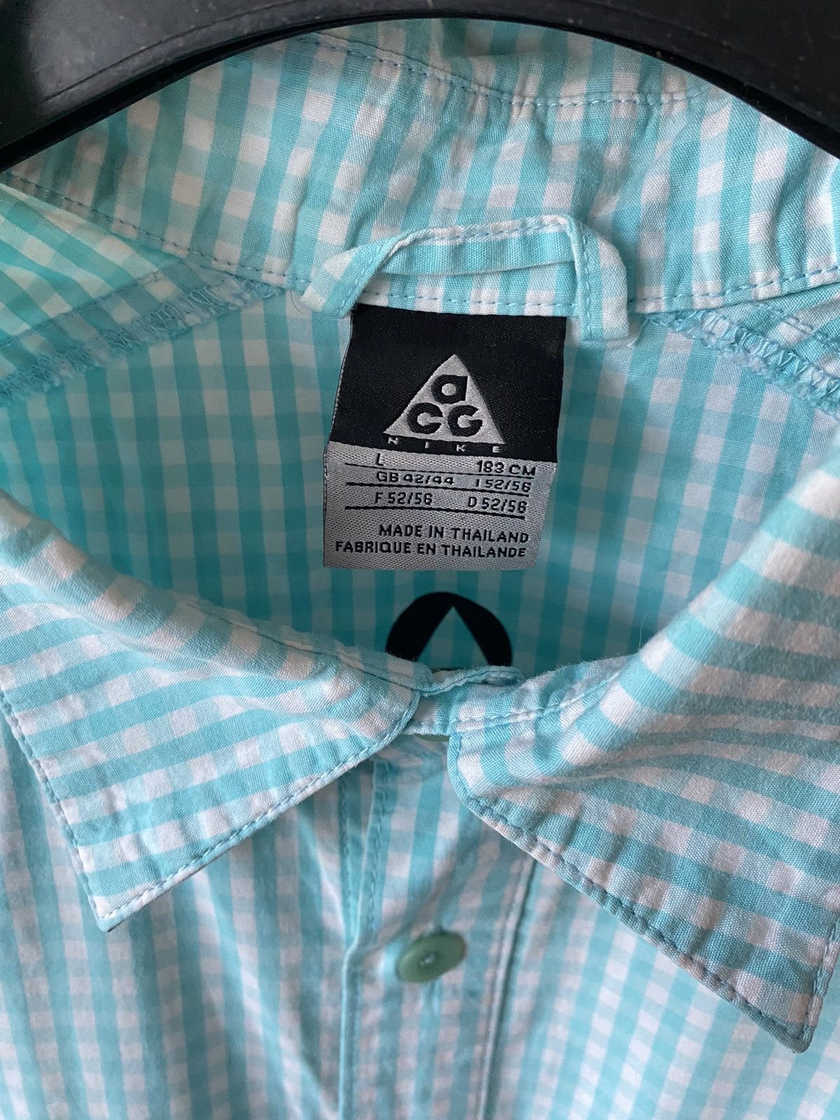 Nike Nike ACG Pocket SS Check shirt Size US L / EU 52-54 / 3 - 4 Thumbnail