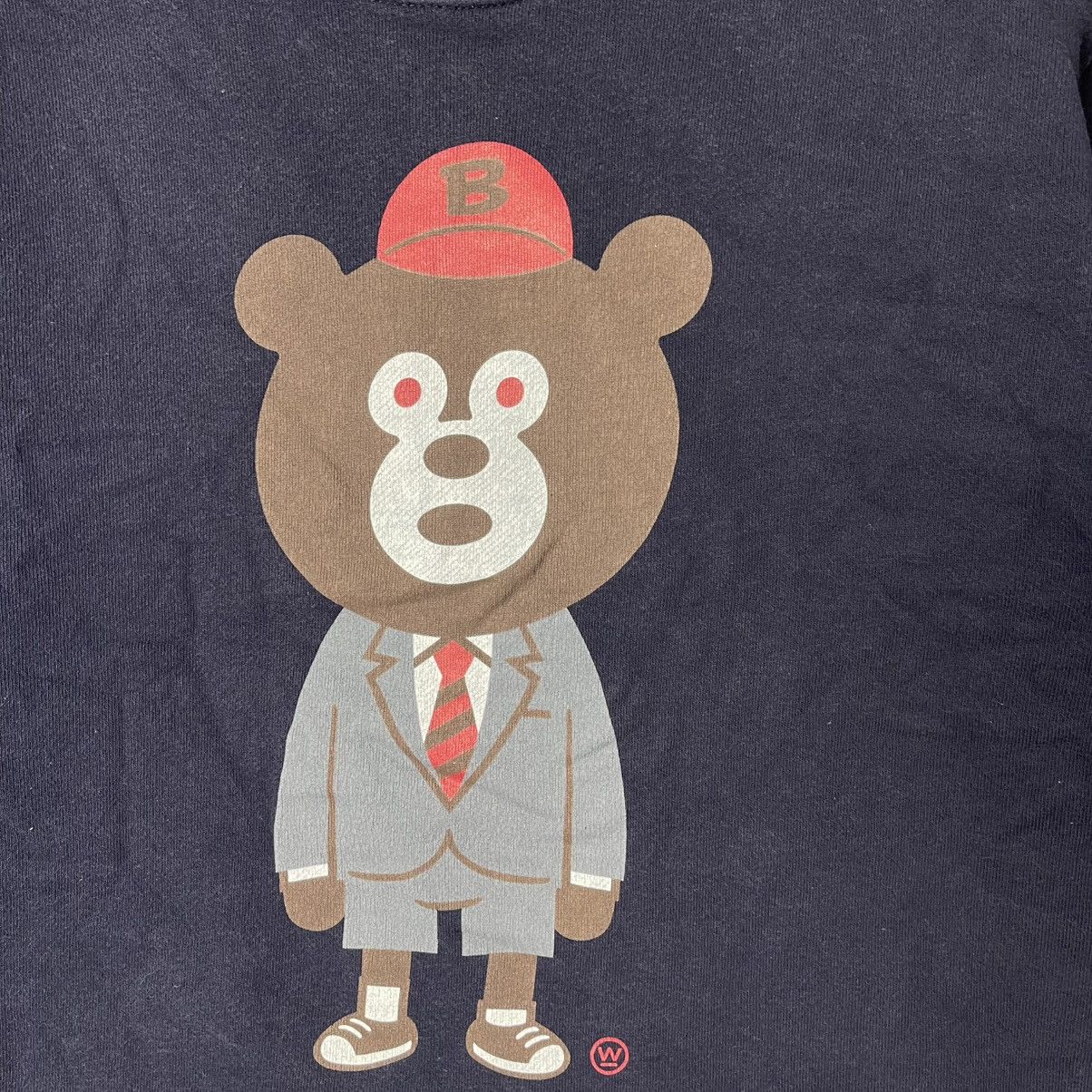 Beams Japan 2000s BEAMS Bear Graphic Sweatshirt Size US L / EU 52-54 / 3 - 3 Thumbnail