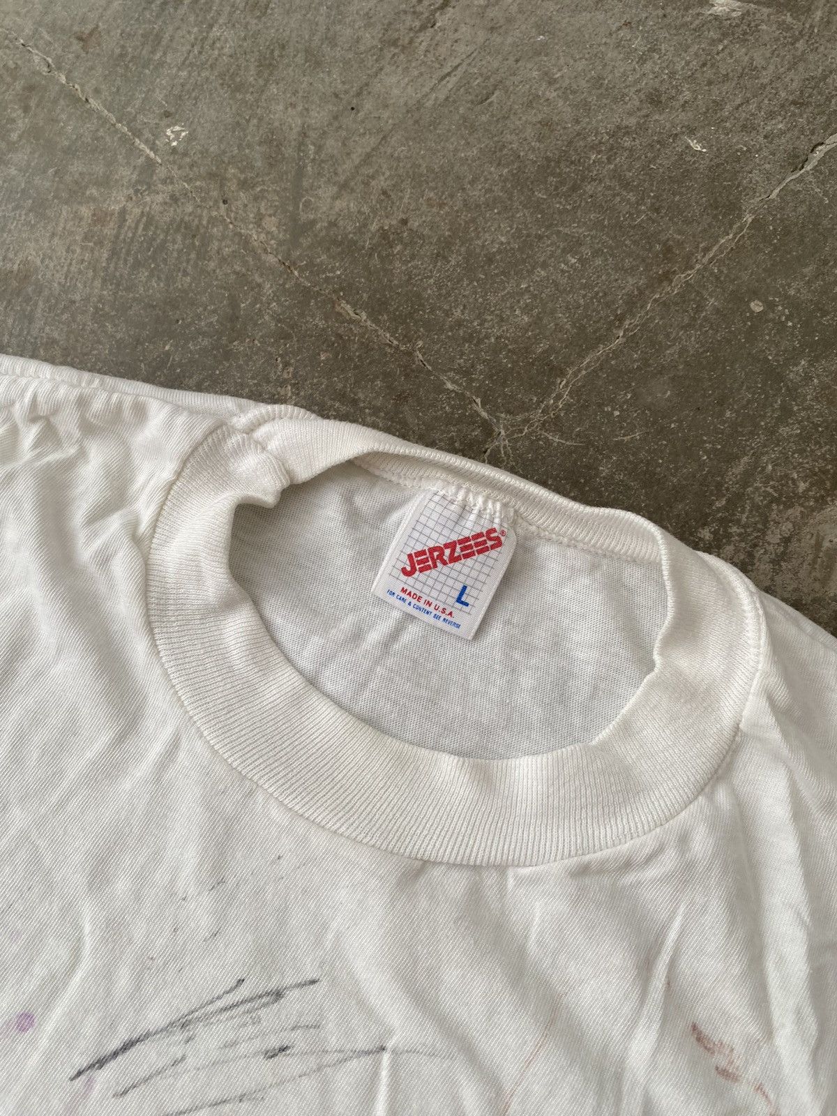 Vintage Vintage Tee with Hand Drawing Kapital Needles Visvim Levis Size US L / EU 52-54 / 3 - 2 Thumbnail