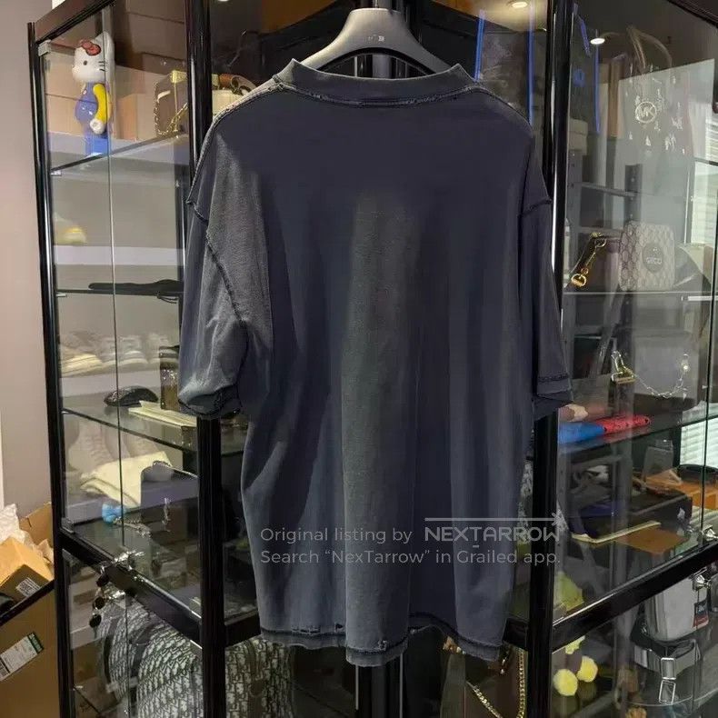 Balenciaga Balenciaga Distressed Destroyed Short Sleeve Size US S / EU 44-46 / 1 - 2 Thumbnail