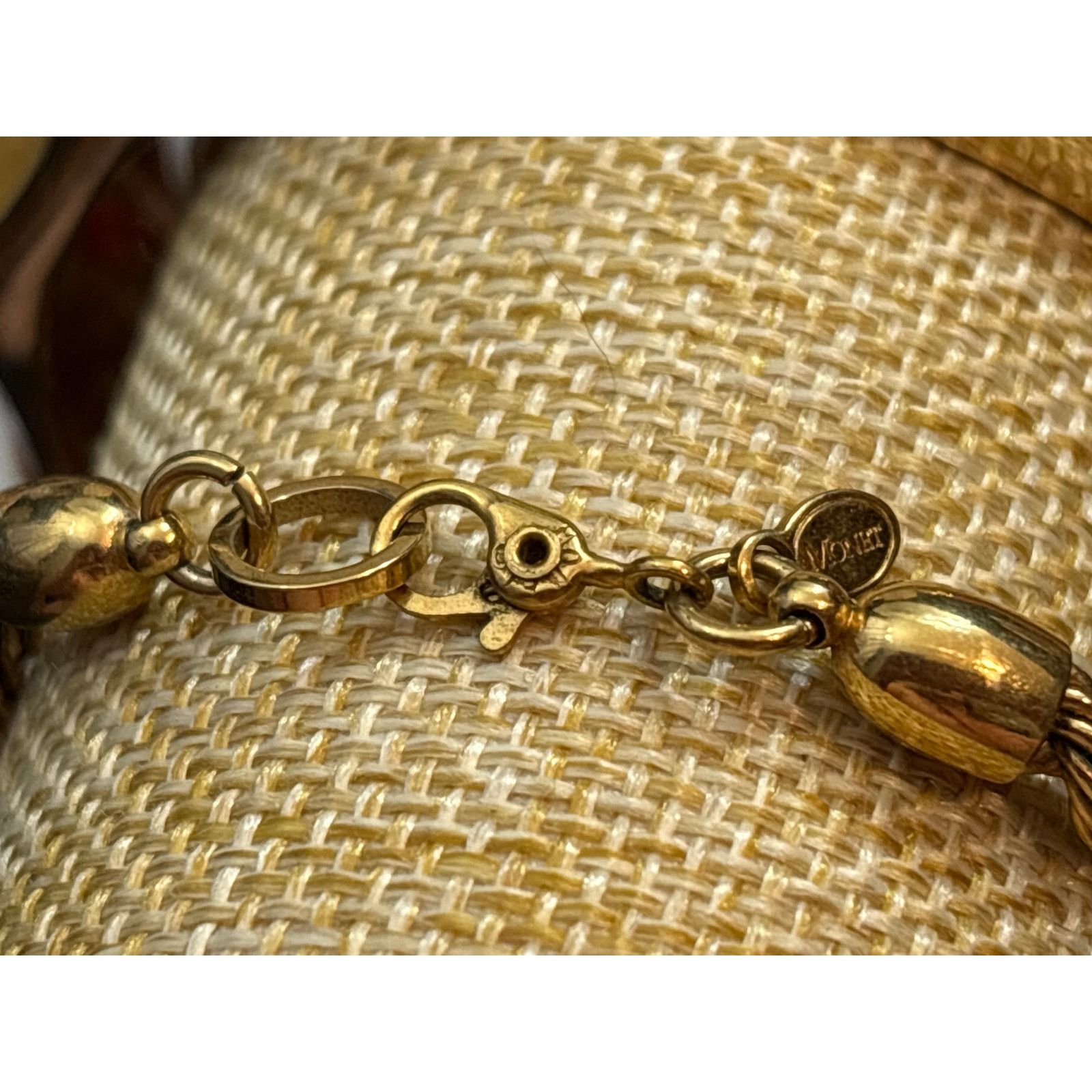 Monet Vintage Monet Gold Tone Rope Chain Necklace 17 Inch Signed Size ONE SIZE - 5 Thumbnail