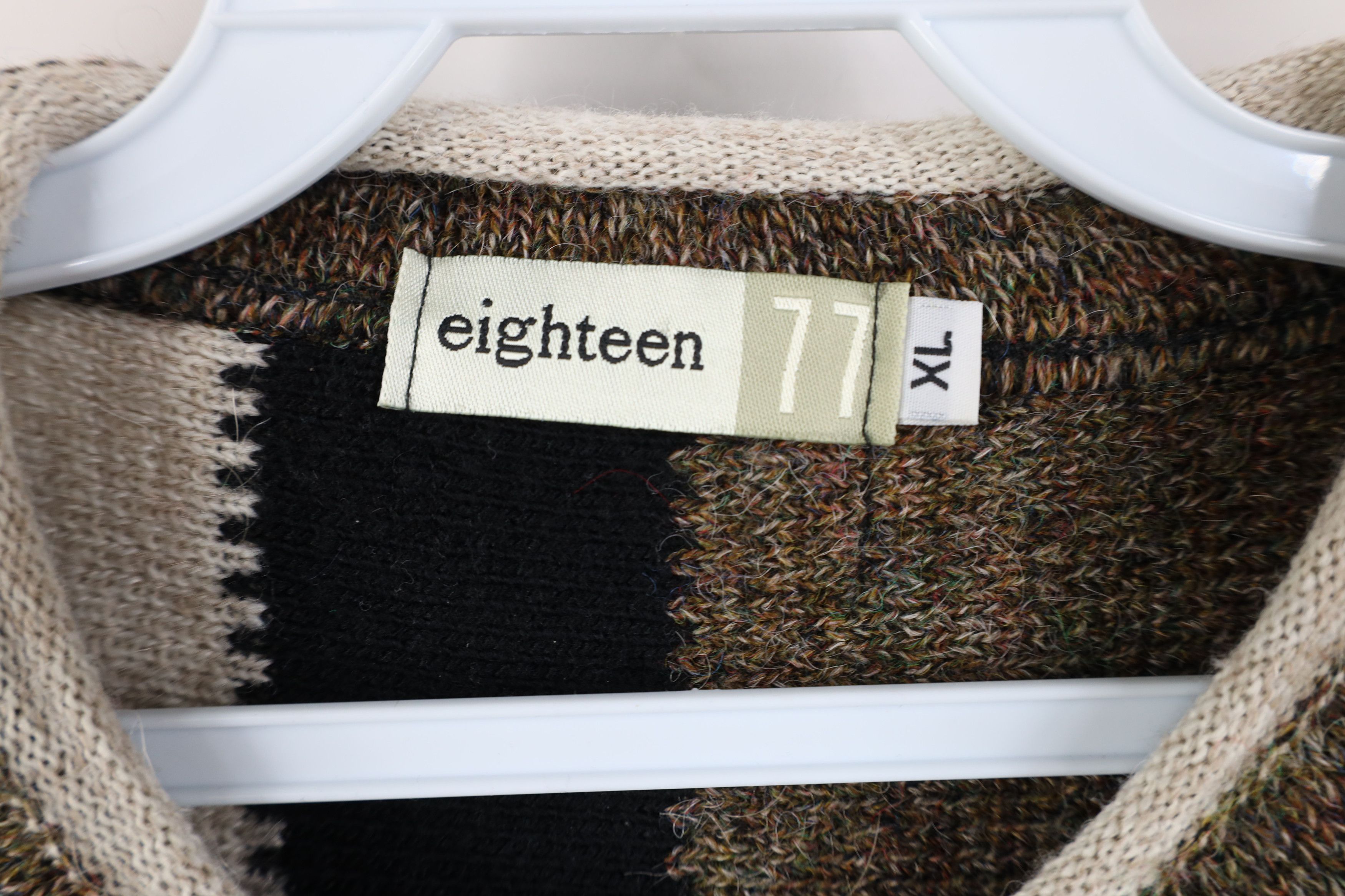 Vintage Vintage 90s Streetwear Wool Blend Sweater Earth Tone USA Size US XL / EU 56 / 4 - 9 Thumbnail