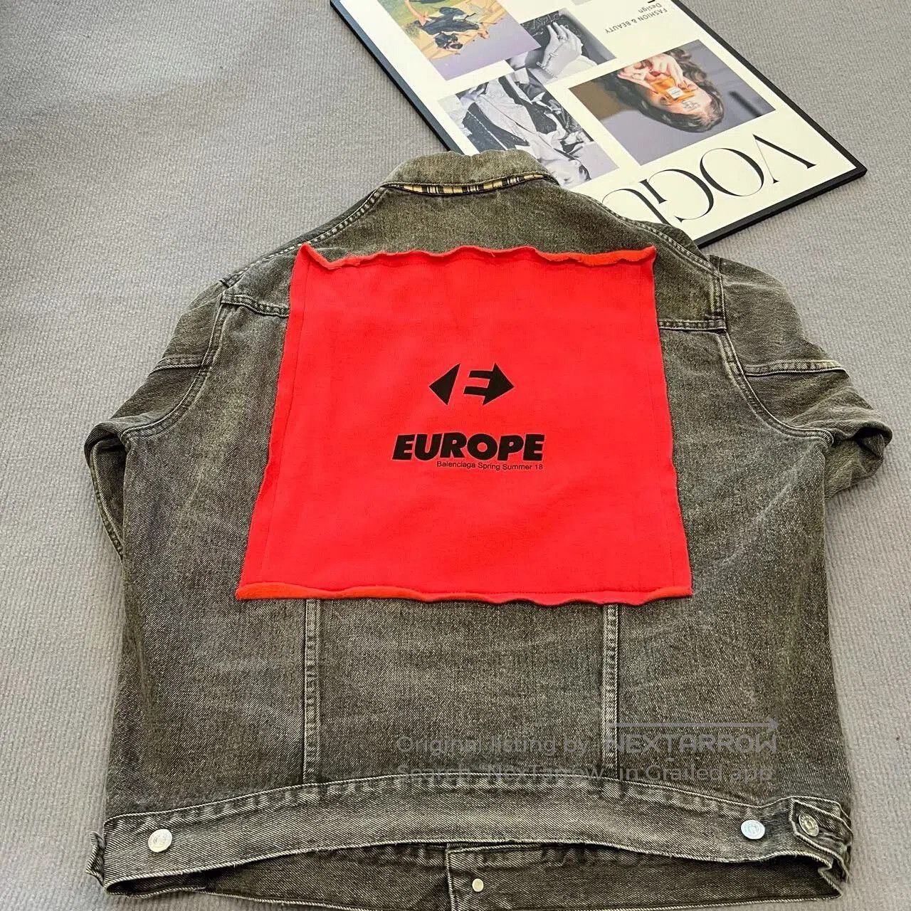 Balenciaga Balenciaga 2021 Black Denim Jacket. Size US XL / EU 56 / 4 - 4 Thumbnail