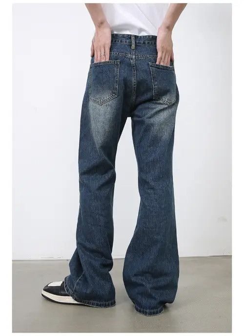 VIBE Retro multi-pocket workwear wide-leg floor-length jeans Size US 32 / EU 48 - 6 Thumbnail