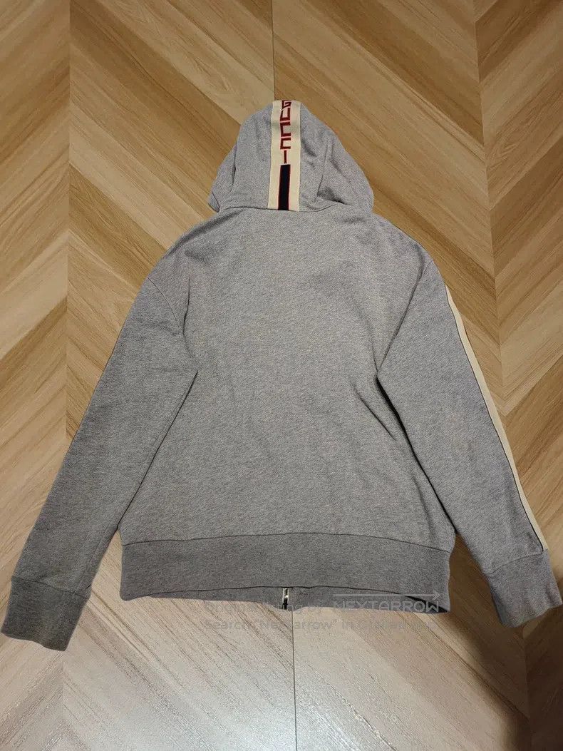 Gucci Gucci Grey hooded zipper jacket Size US L / EU 52-54 / 3 - 2 Thumbnail