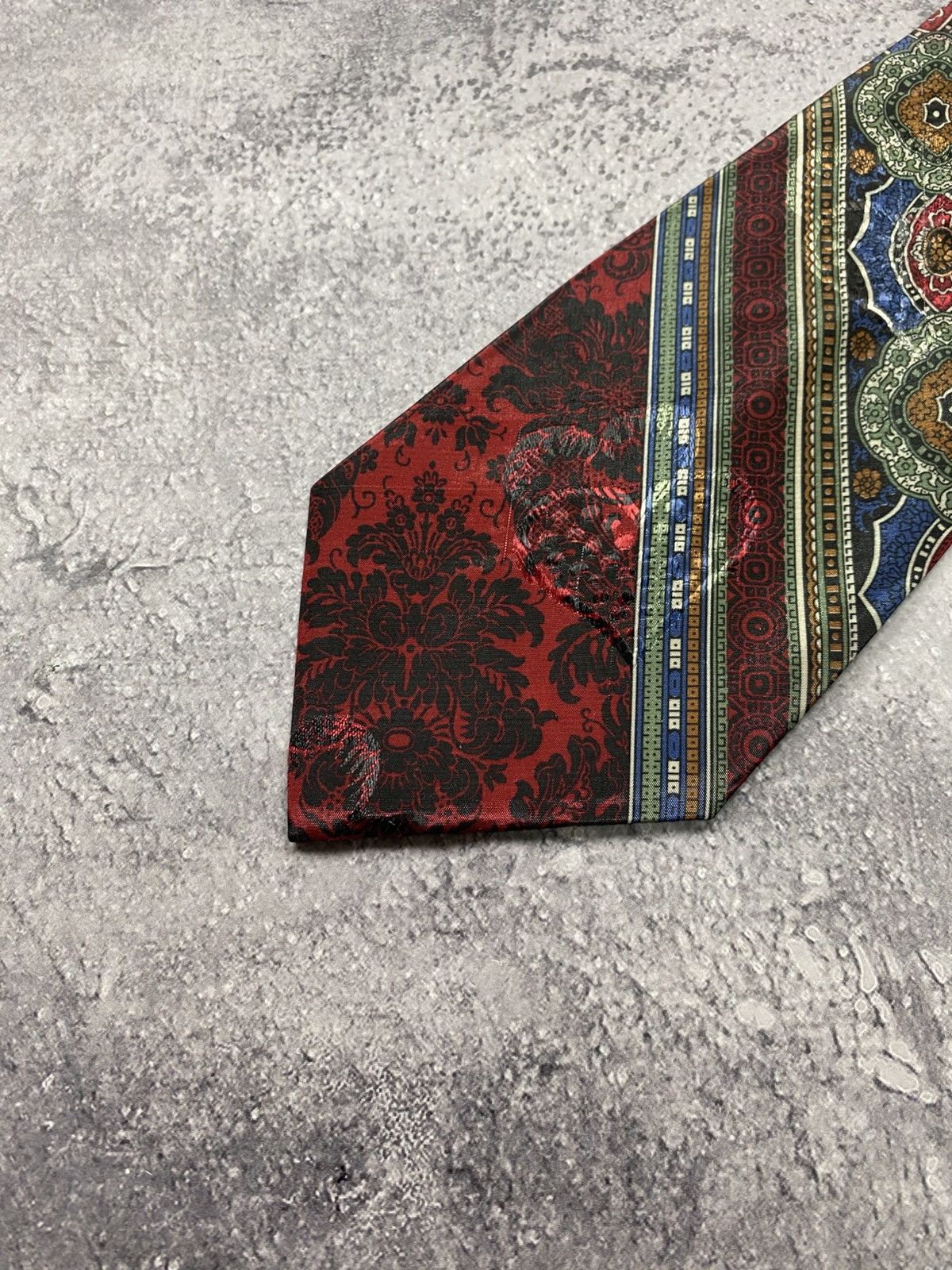 Christian Dior Monsieur Vintage Christian Dior Paris Silk Tie Luxury 90s Necktie Size ONE SIZE - 12 Thumbnail