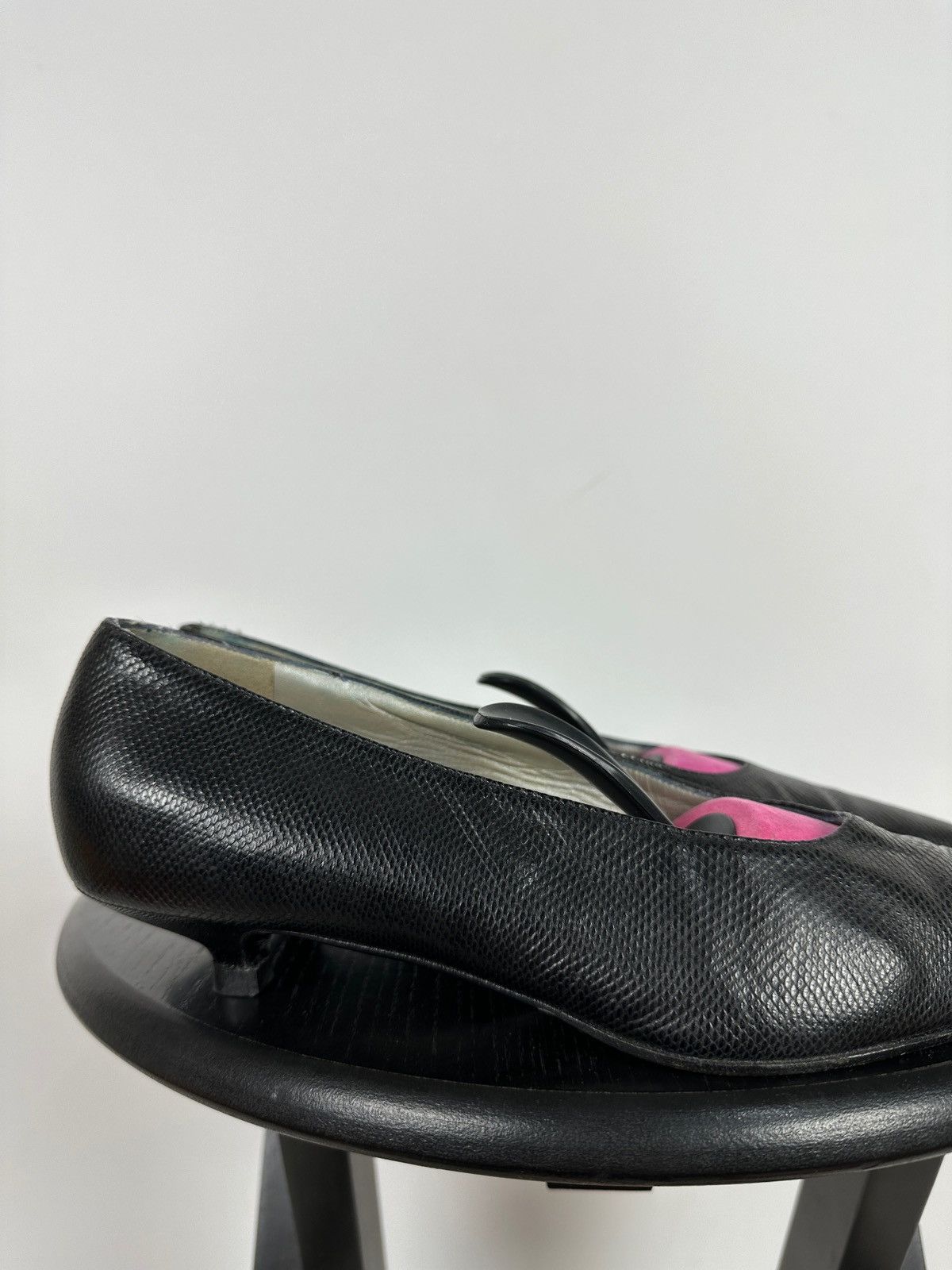 Gucci Vintage Gucci Tom Ford Black Leather Heels Size US 7.5 / IT 37.5 - 14 Thumbnail