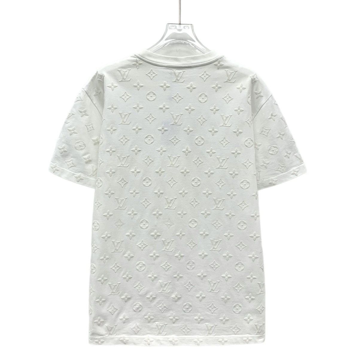 Louis Vuitton White Patterned Short-Sleeve Shirt Size M Size US M / EU 48-50 / 2 - 2 Thumbnail