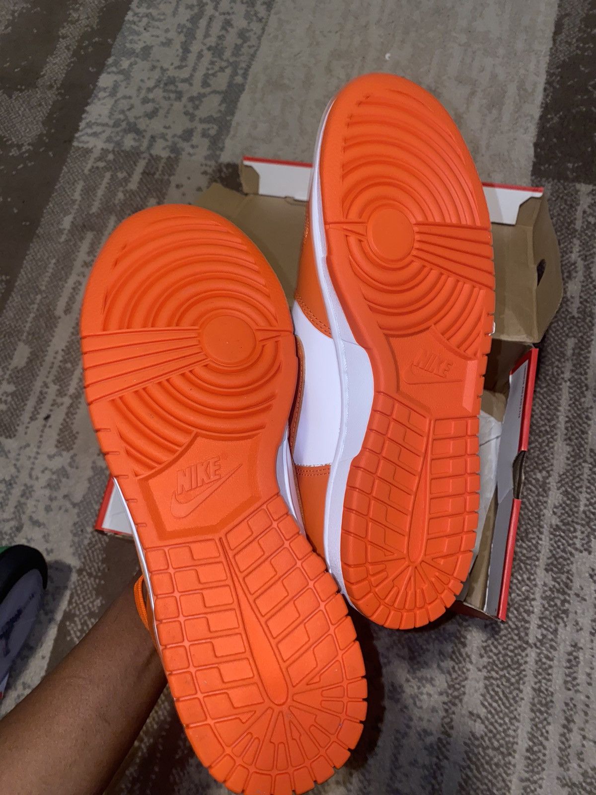 Nike Nike Dunk High Retro Syracuse ($📦 on depop) Size US 8 / EU 41 - 3 Thumbnail