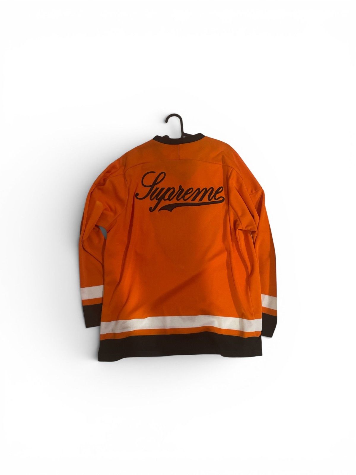 Supreme Supreme Lamborghini Hockey Jersey SS20 Orange Men's Large Size US L / EU 52-54 / 3 - 2 Thumbnail