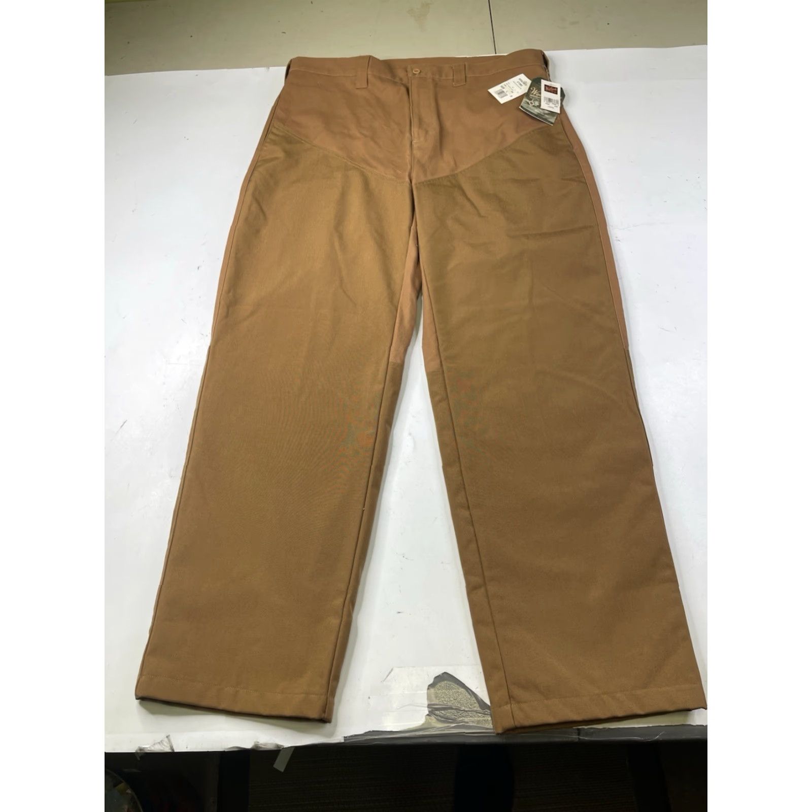 Vintage Woolrich Pants Outdoor Regular Cotton Brown Size Large L Mens Straight Inseam See Measurements Zip Flat Front Mid Rise 10-12 Material: Cotton Size US 33 - 3 Thumbnail